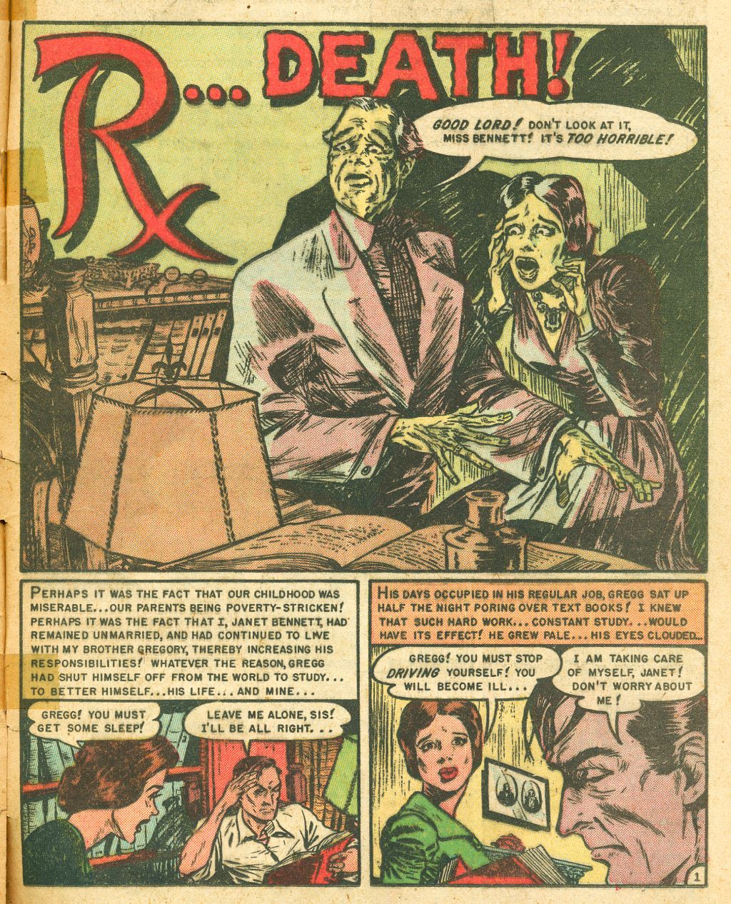 Read online Tales From The Crypt (1950) comic -  Issue #20 - 22