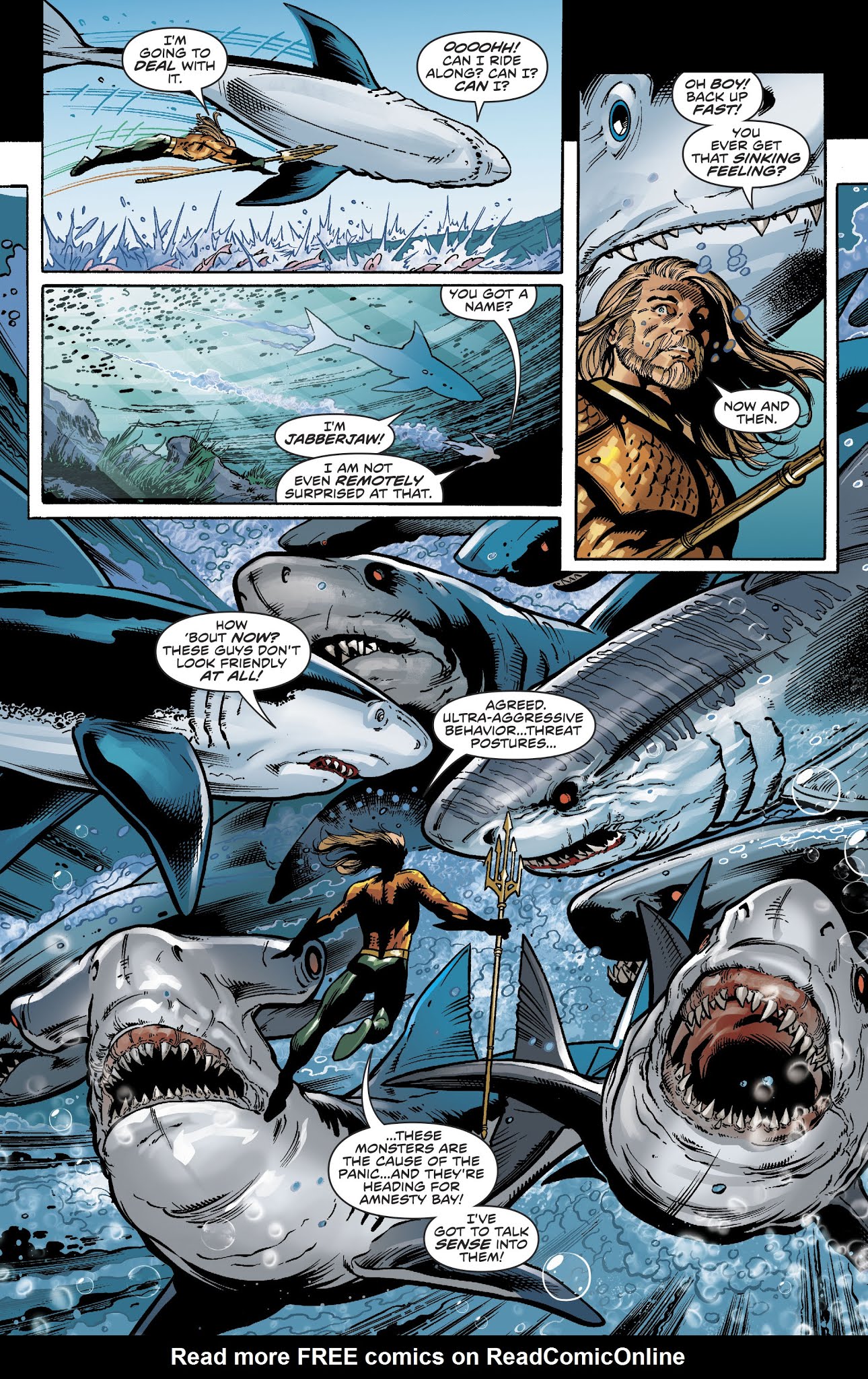 Read online DC Meets Hanna-Barbera comic -  Issue # Issue Aquaman - Jabberjaw - 12