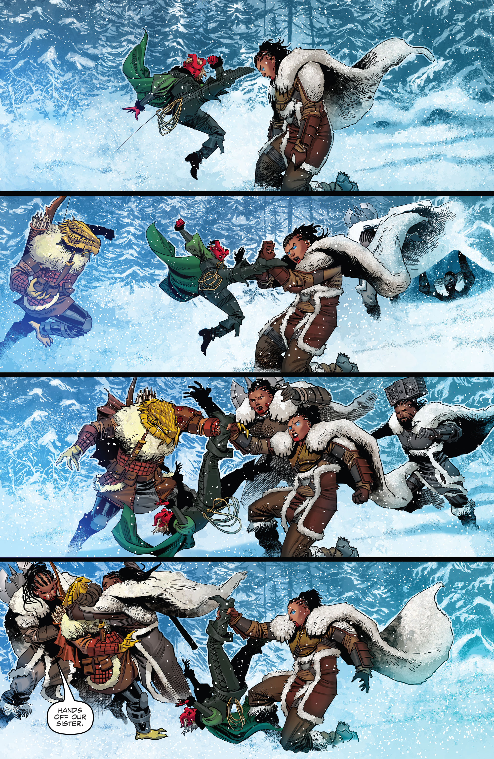 Read online Dungeons & Dragons: At the Spine of the World comic -  Issue #3 - 7