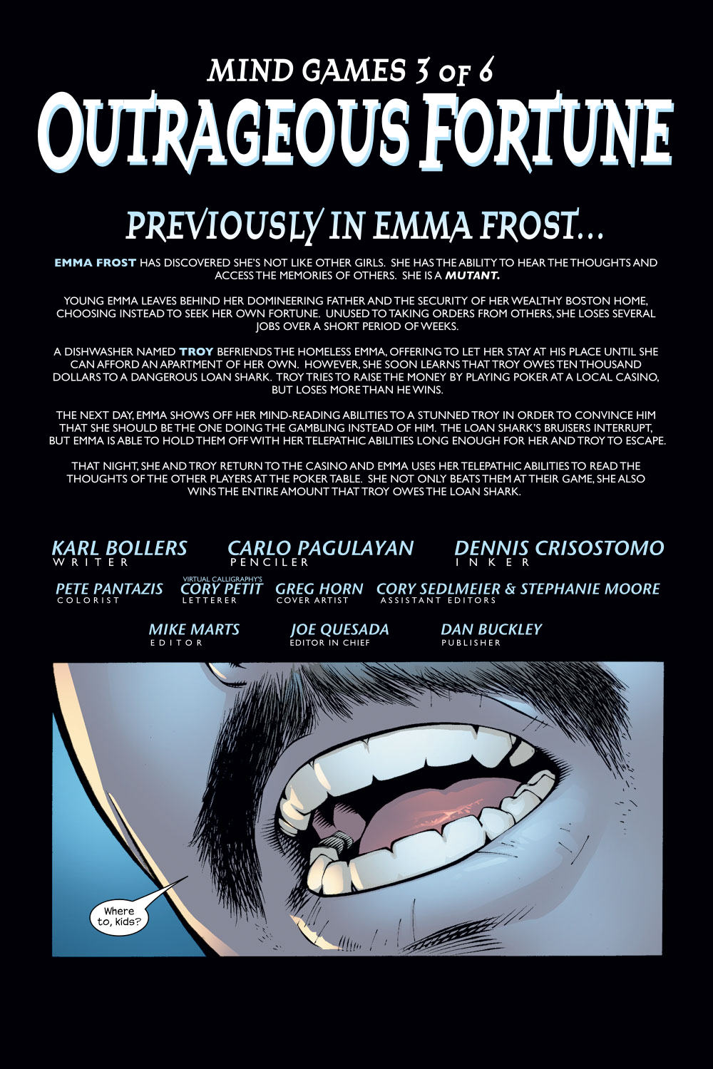 Read online Emma Frost comic -  Issue #9 - 2