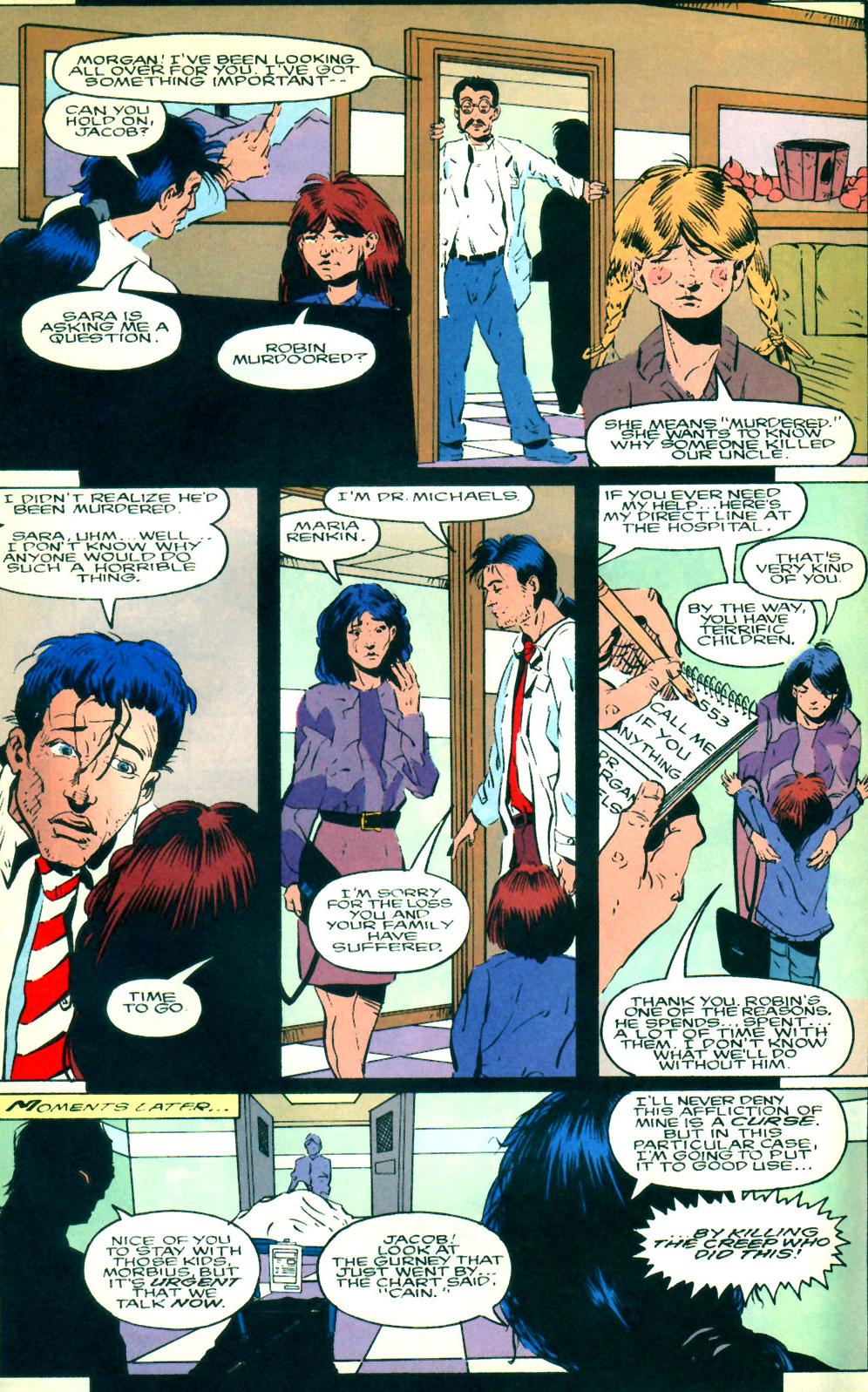 Read online Morbius: The Living Vampire (1992) comic -  Issue #27 - 15