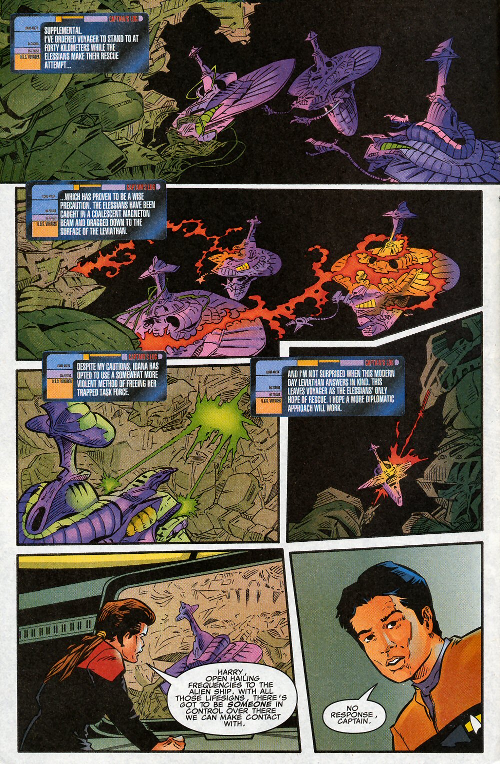 Read online Star Trek: Voyager comic -  Issue #11 - 12