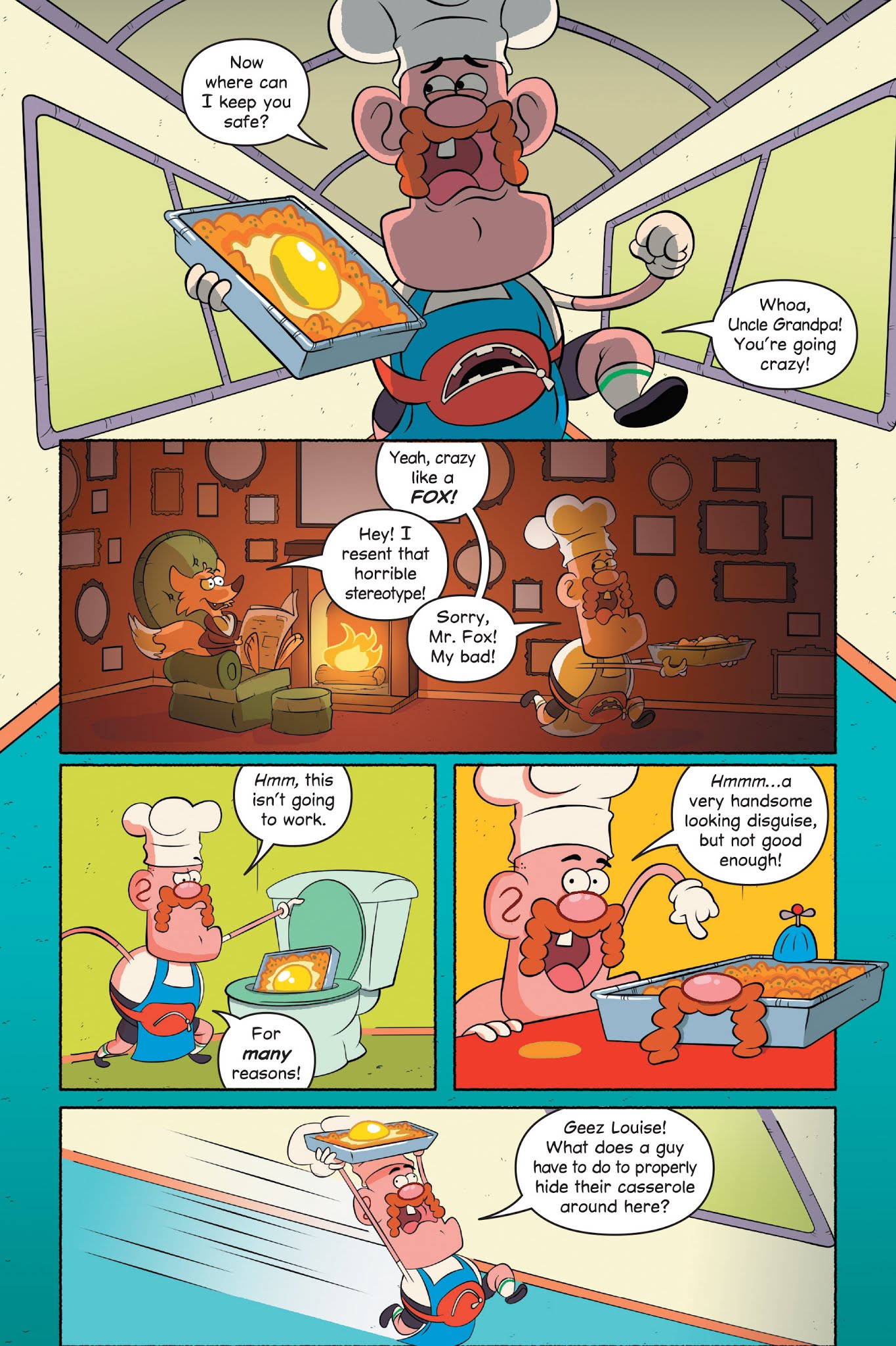 Read online Uncle Grandpa and the Time Casserole comic -  Issue # TPB - 12