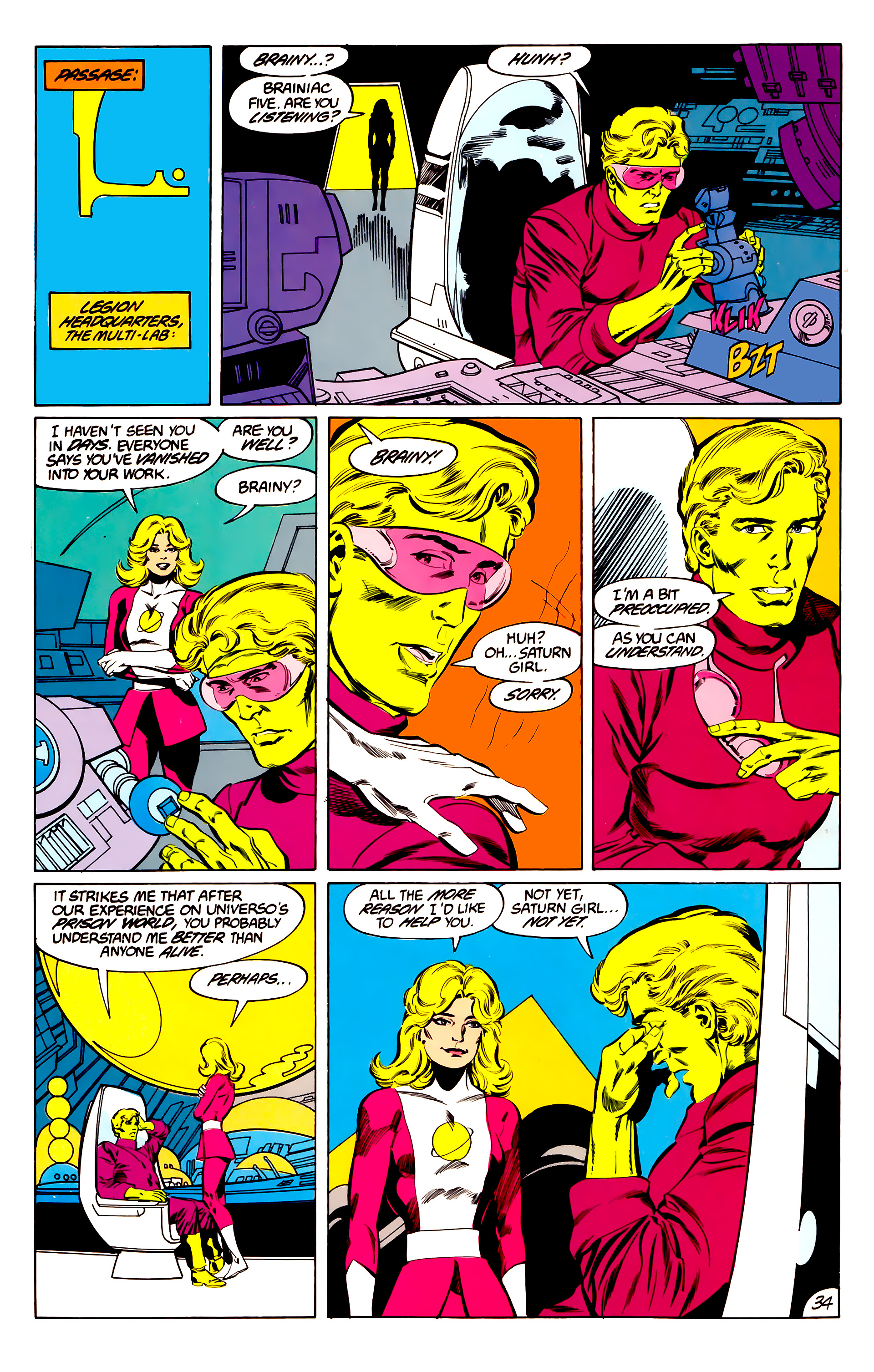Read online Legion of Super-Heroes (1984) comic -  Issue #45 - 35
