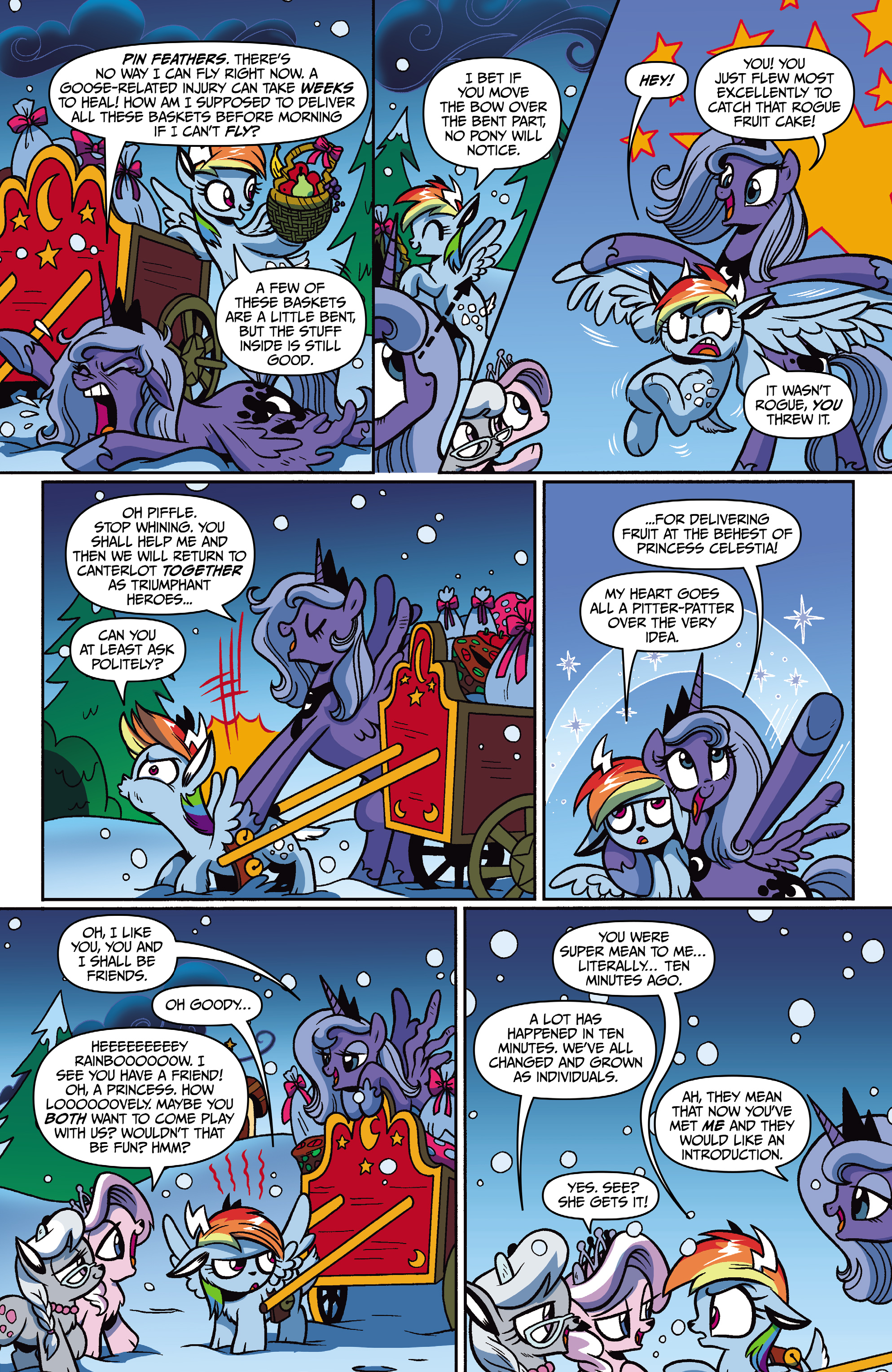 Read online My Little Pony Holiday Special comic -  Issue # Full - 10