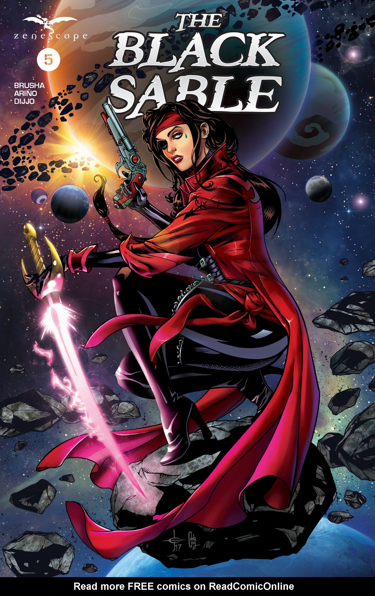 Read online The Black Sable comic -  Issue #5 - 1