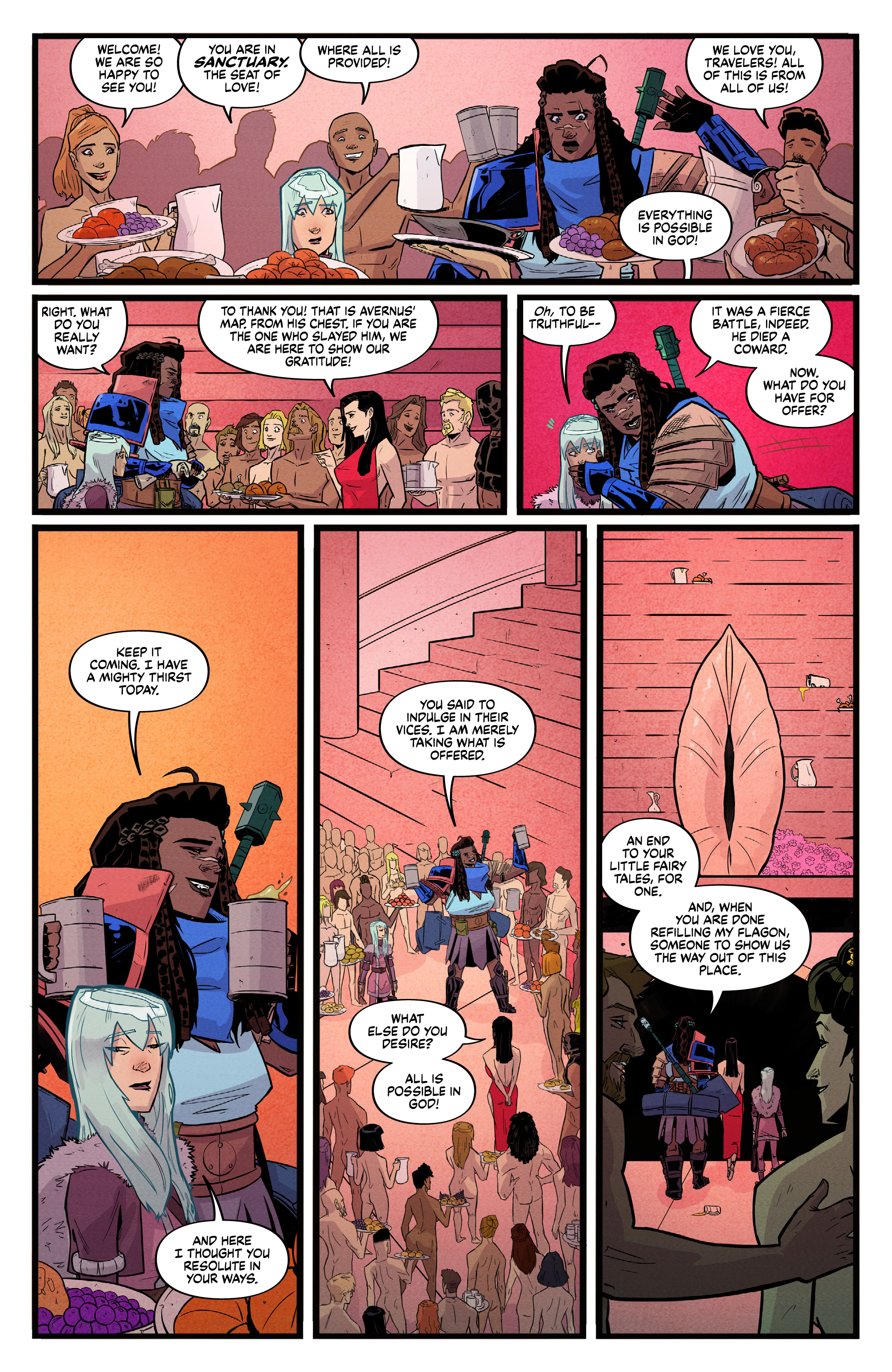 Read online Godfell comic -  Issue #3 - 5