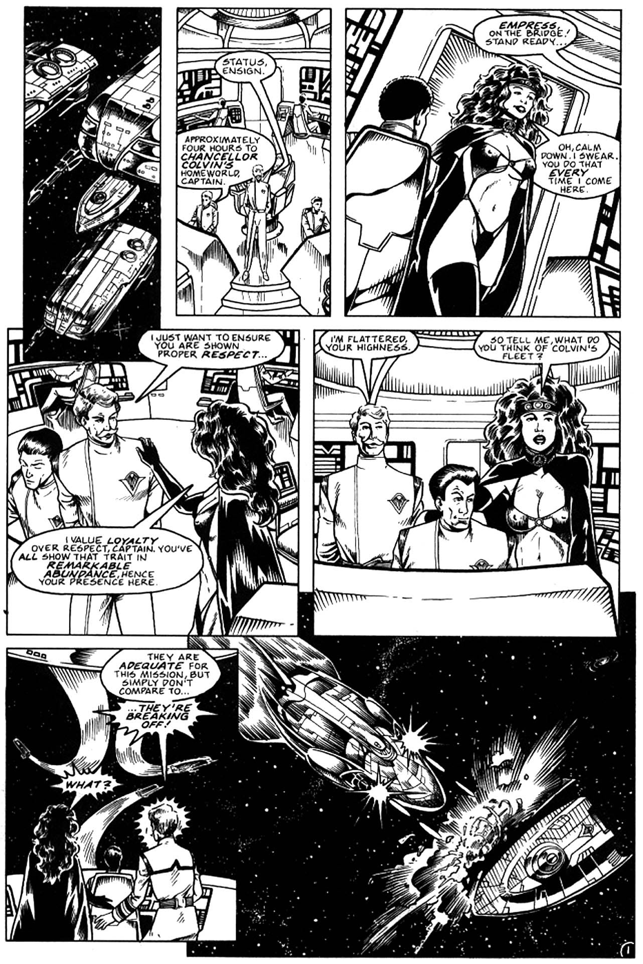 Read online Galaxina comic -  Issue #4 - 4