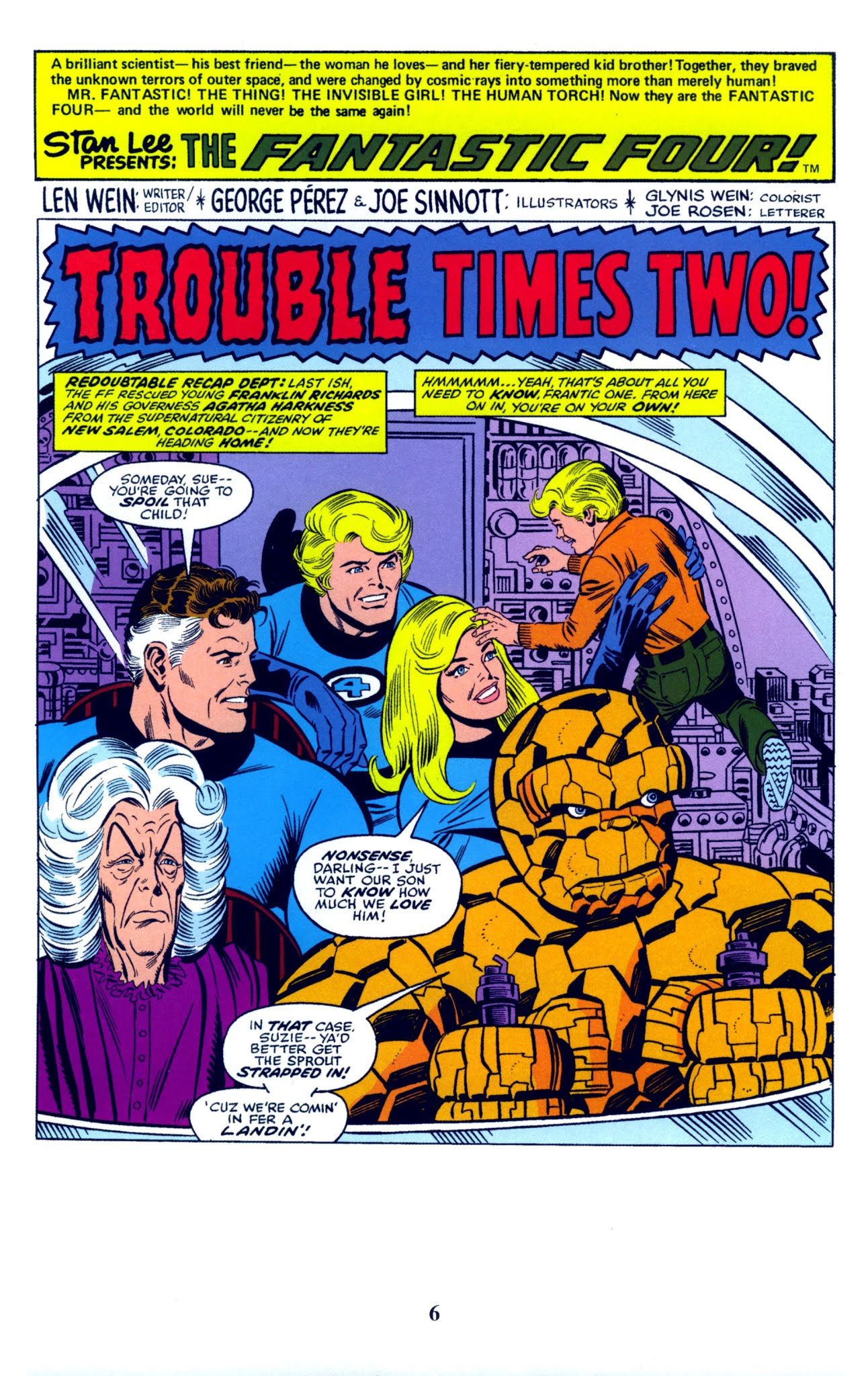 Read online Fantastic Four Visionaries: George Perez comic -  Issue # TPB 2 (Part 1) - 6