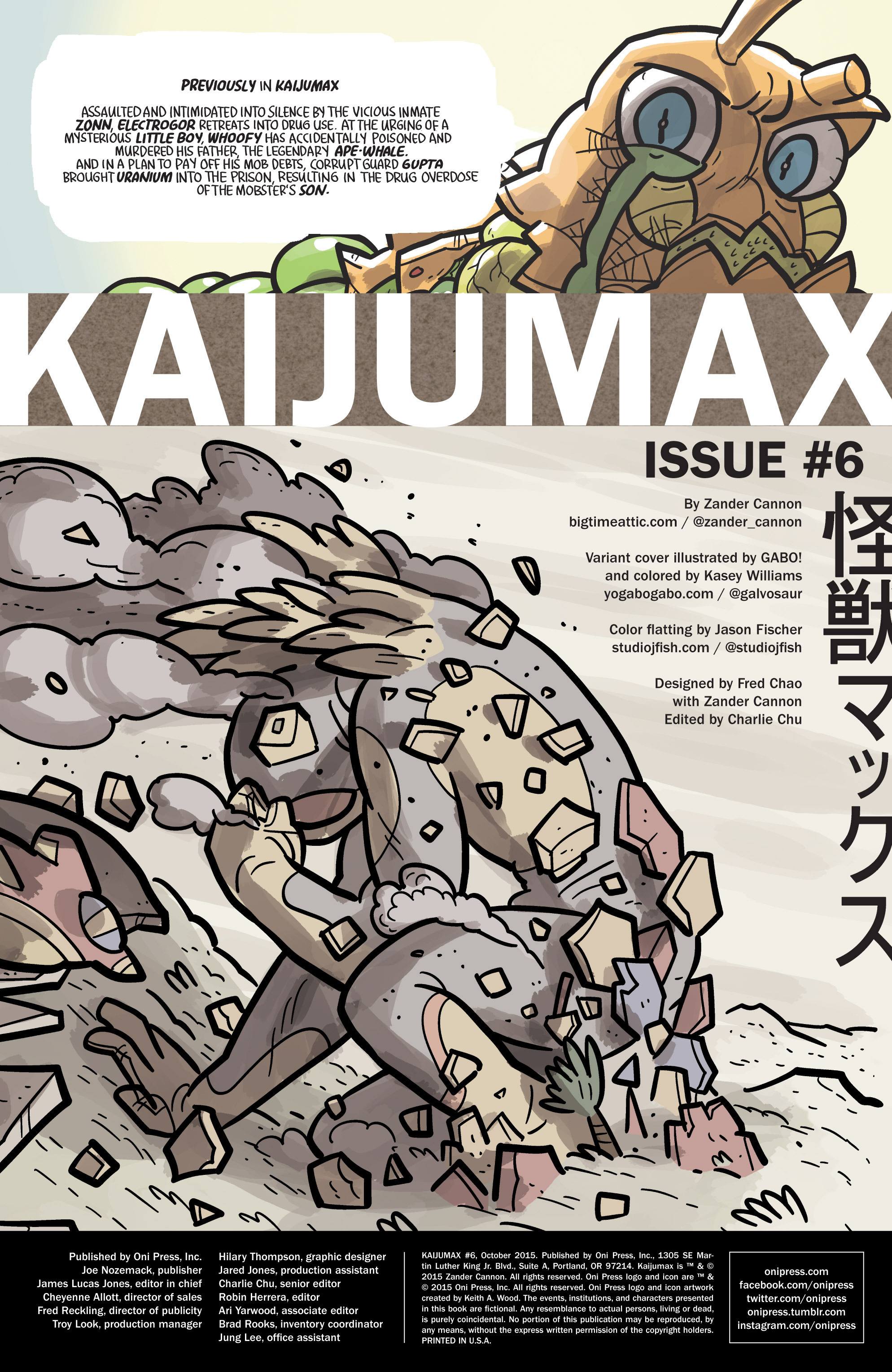 Read online Kaijumax comic -  Issue #6 - 2