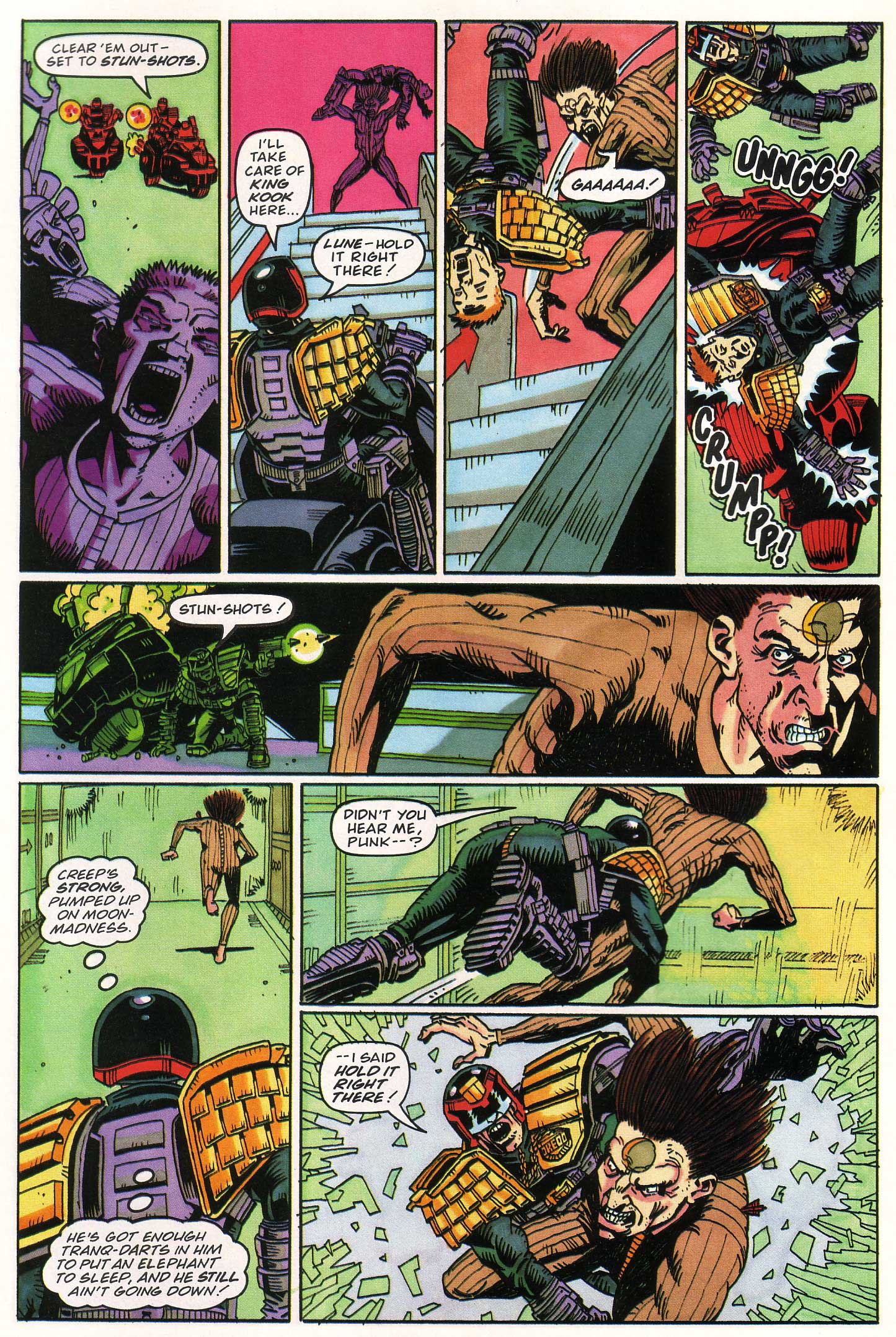 Read online Judge Dredd Lawman of the Future comic -  Issue #6 - 23
