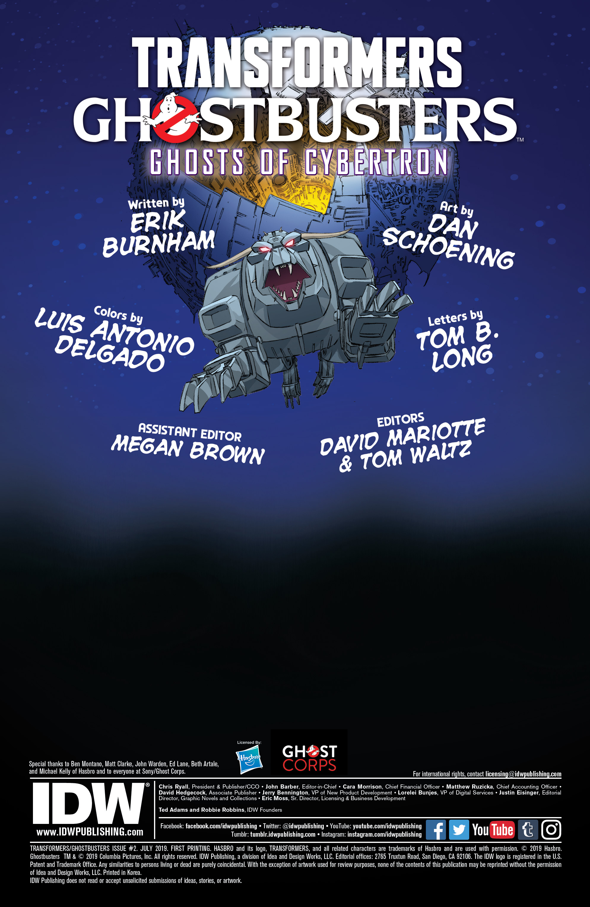 Read online Transformers/Ghostbusters comic -  Issue #2 - 2