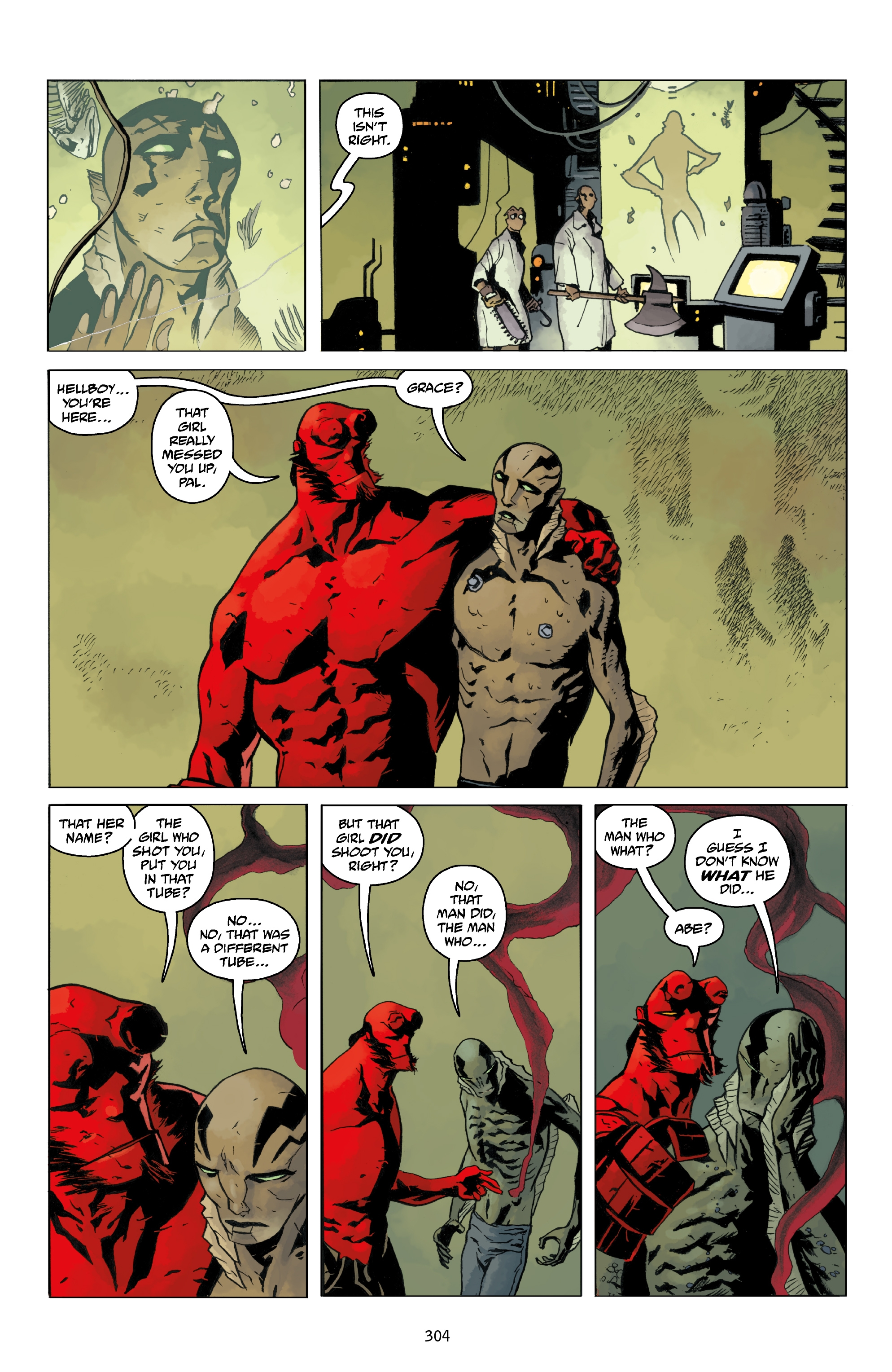 Read online Abe Sapien comic -  Issue # _TPB Dark and Terrible 1 (Part 4) - 2