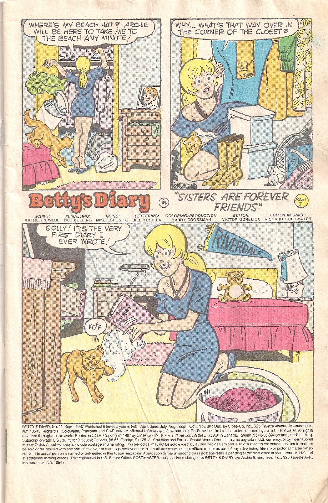Read online Betty's Diary comic -  Issue #11 - 3