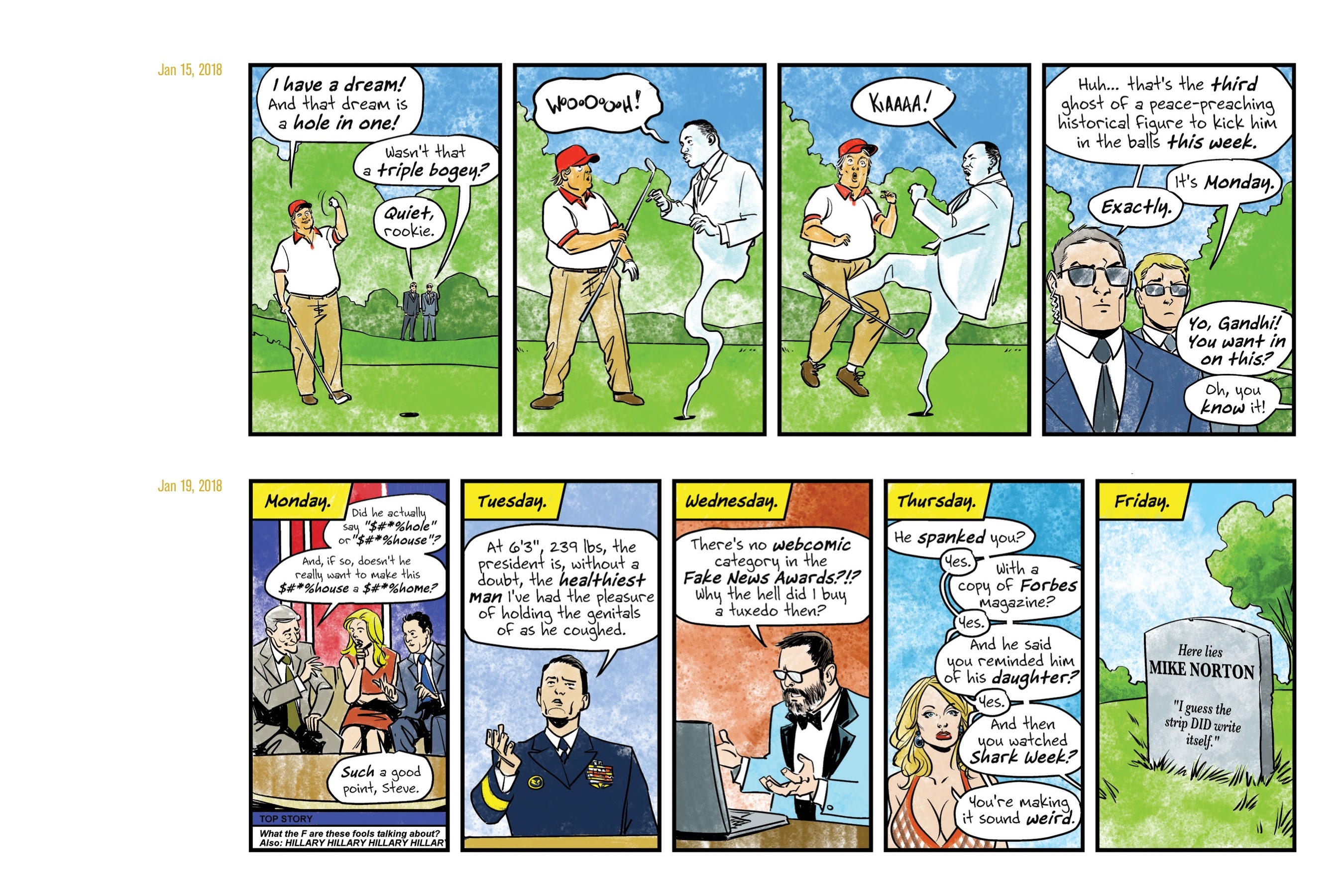 Read online Lil' Donnie: Executive Privilege comic -  Issue # TPB - 68