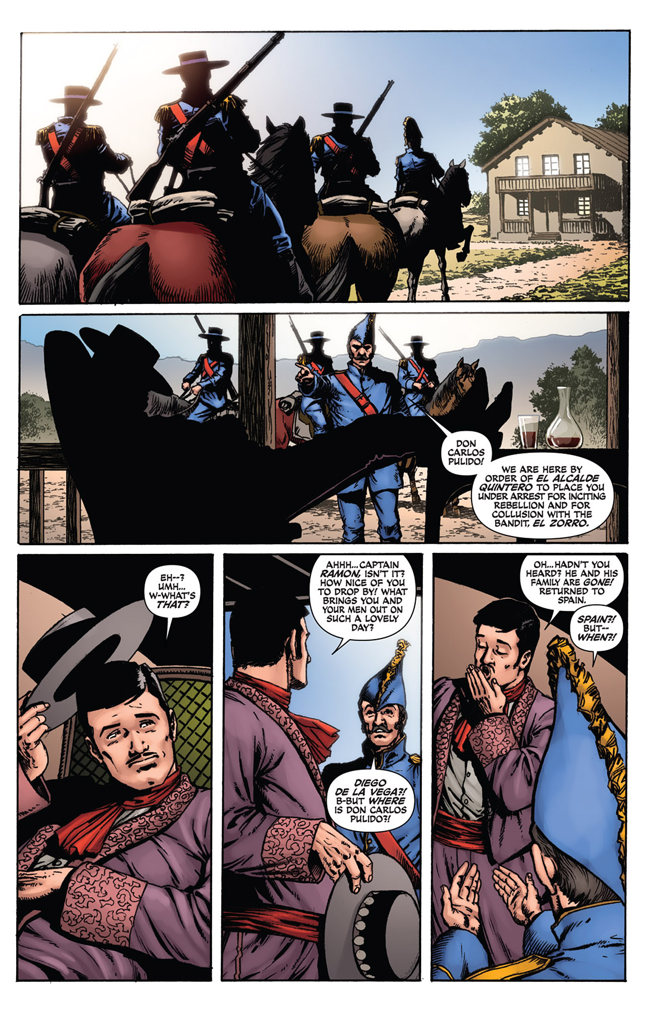 Read online Zorro Rides Again comic -  Issue #6 - 15