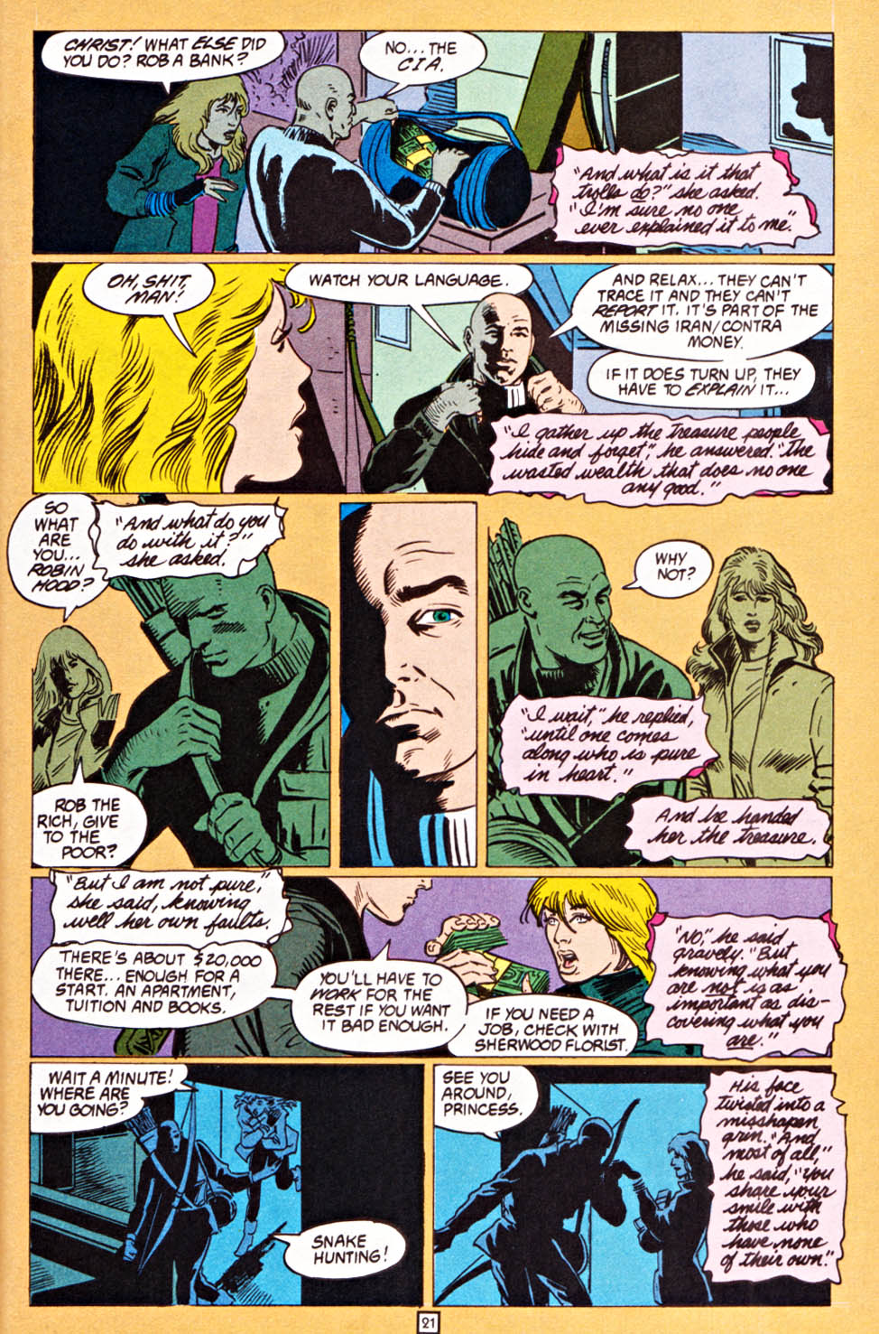 Read online Green Arrow (1988) comic -  Issue #36 - 22