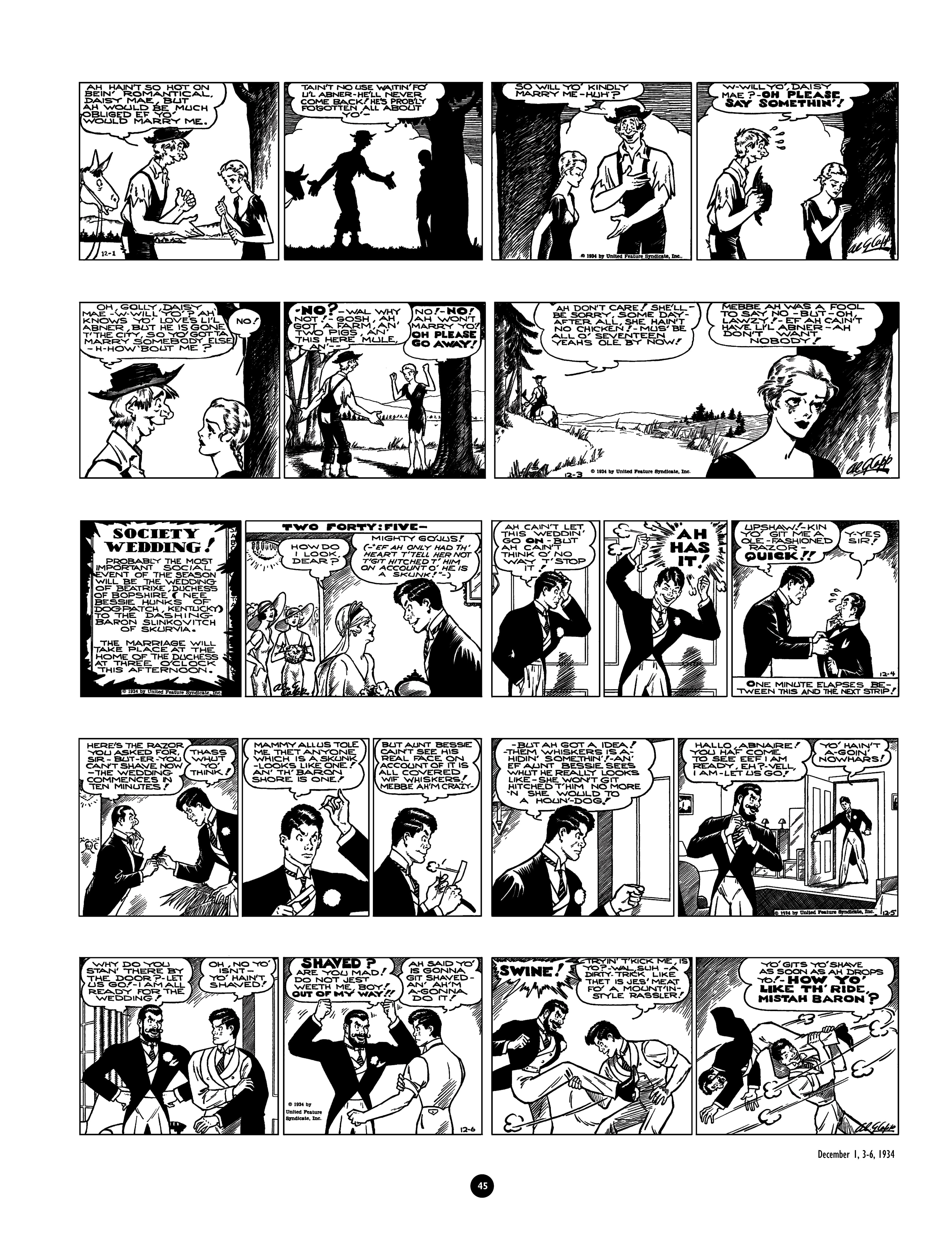 Read online Al Capp's Li'l Abner Complete Daily & Color Sunday Comics comic -  Issue # TPB 1 (Part 1) - 46