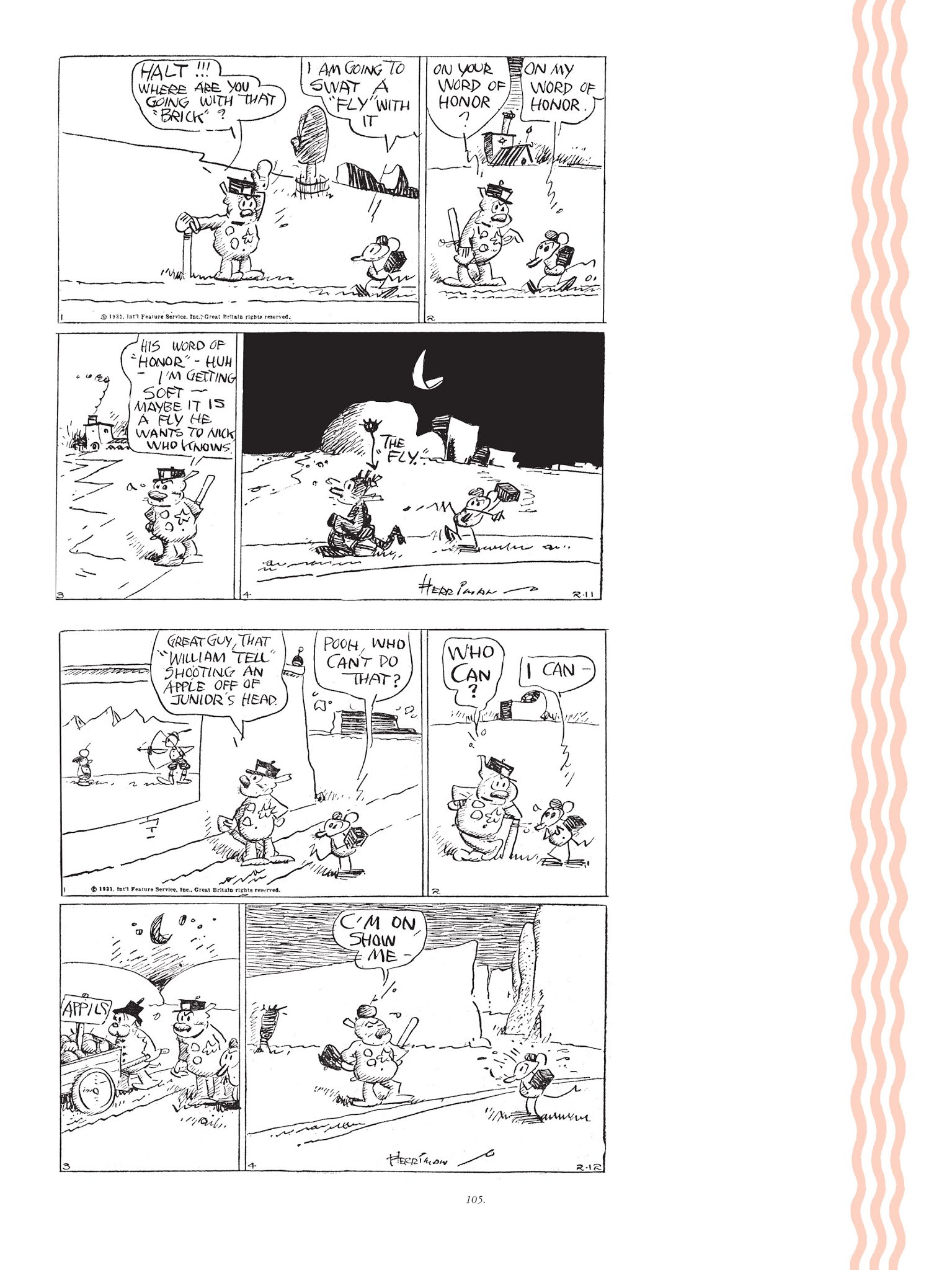 Read online Krazy & Ignatz comic -  Issue # TPB 7 - 102