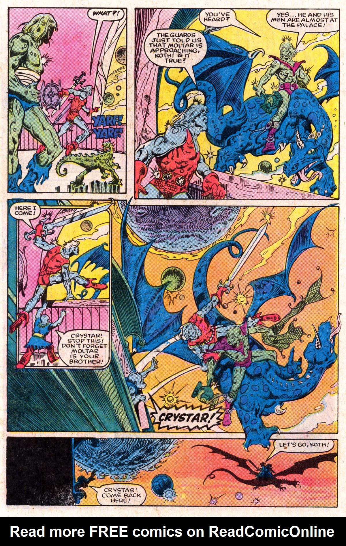 Read online The Saga of Crystar, Crystal Warrior comic -  Issue #4 - 14