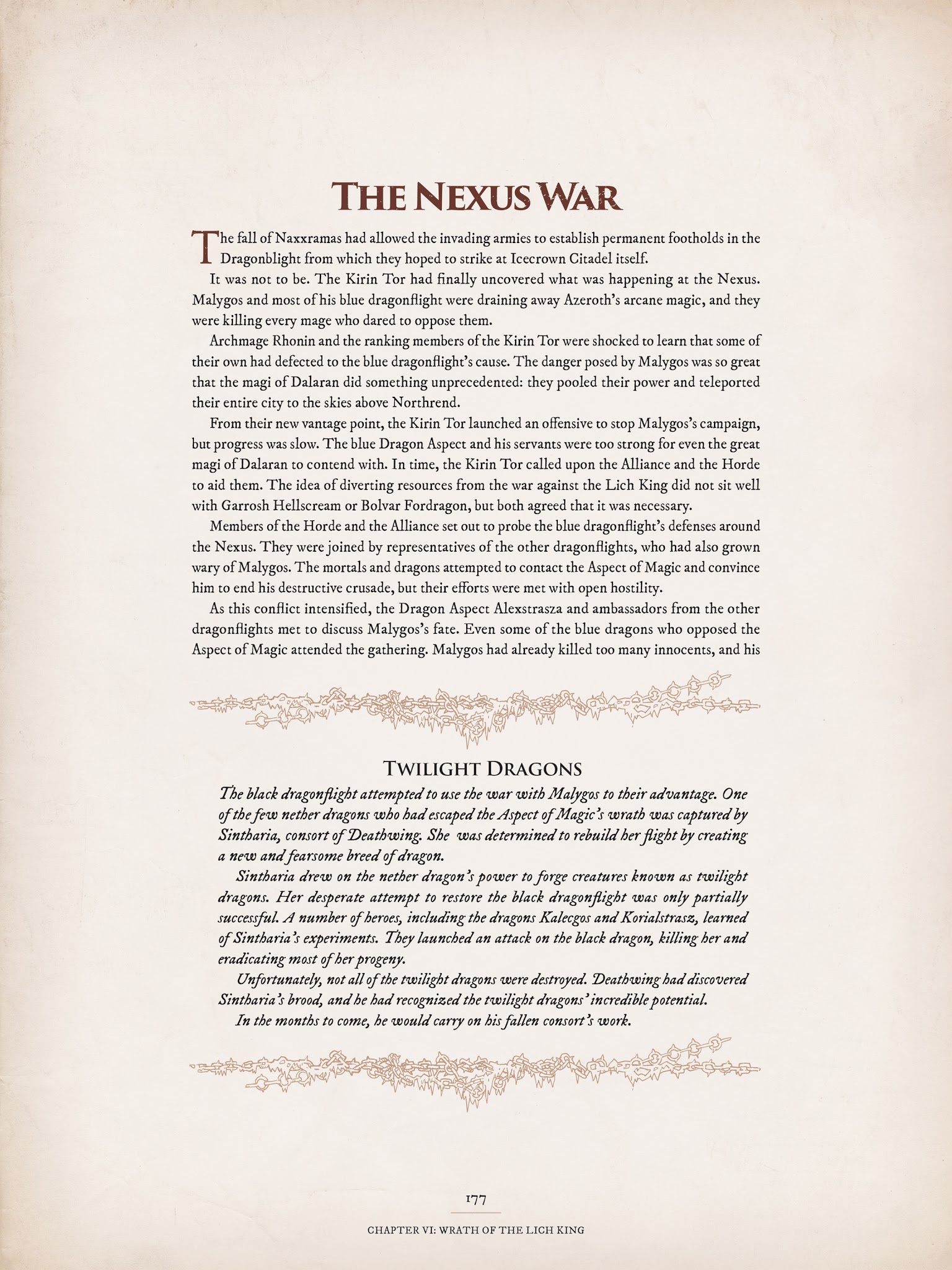 Read online World of Warcraft Chronicle Vol. 3 comic -  Issue # Full - 169