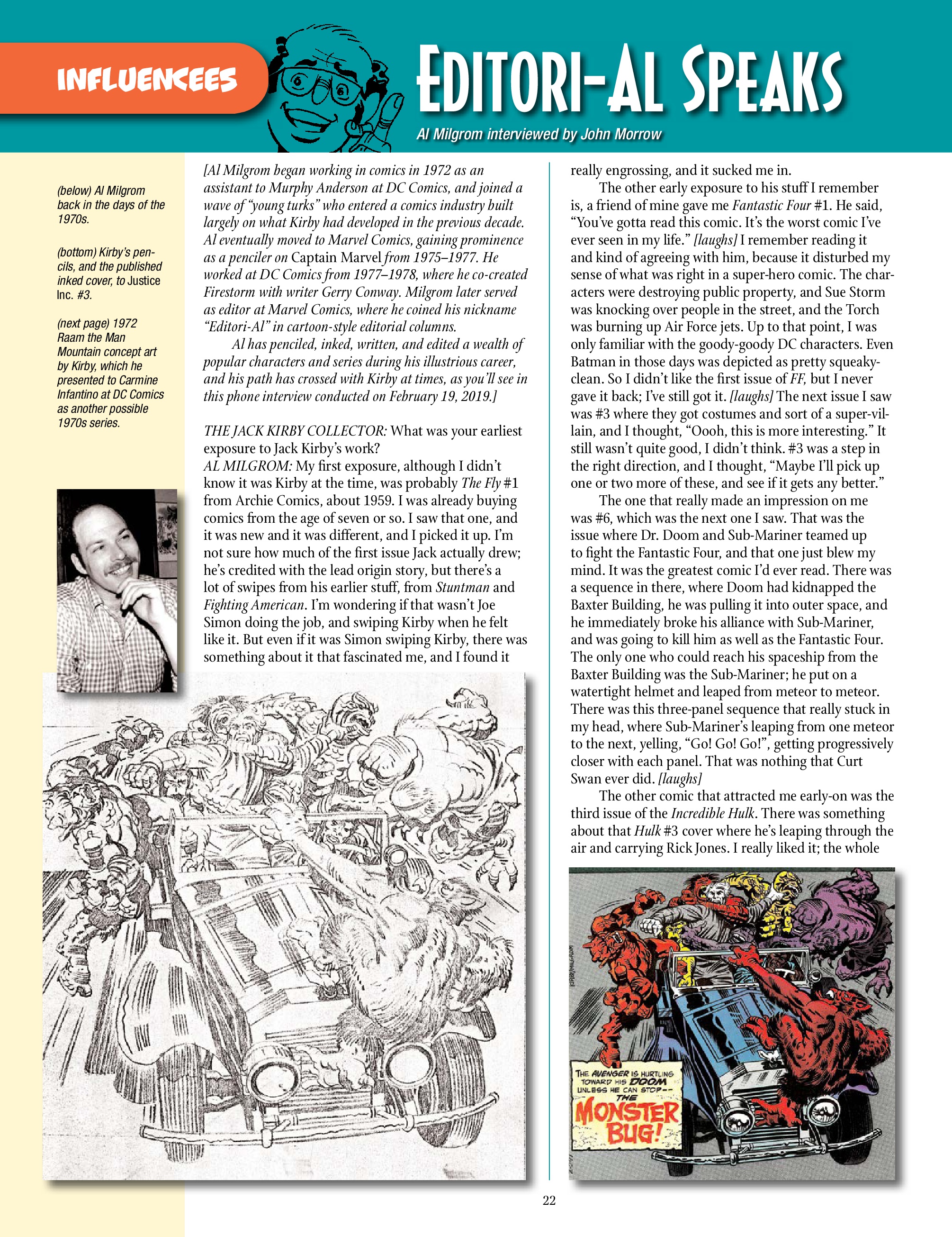 Read online The Jack Kirby Collector comic -  Issue #76 - 19