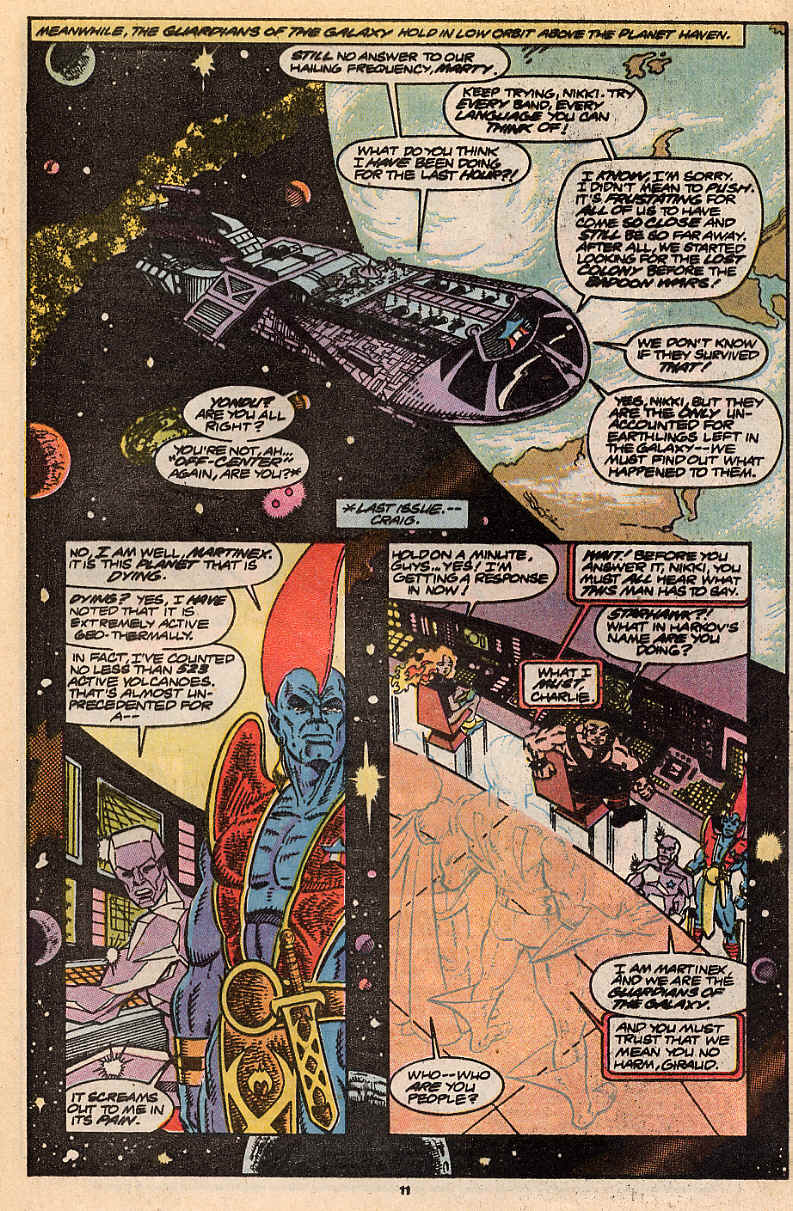 Read online Guardians of the Galaxy (1990) comic -  Issue #9 - 9