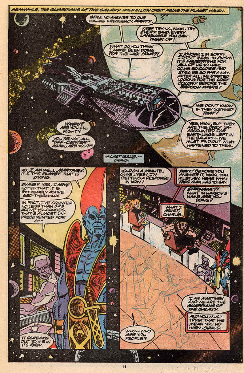 Read online Guardians of the Galaxy (1990) comic -  Issue #9 - 9