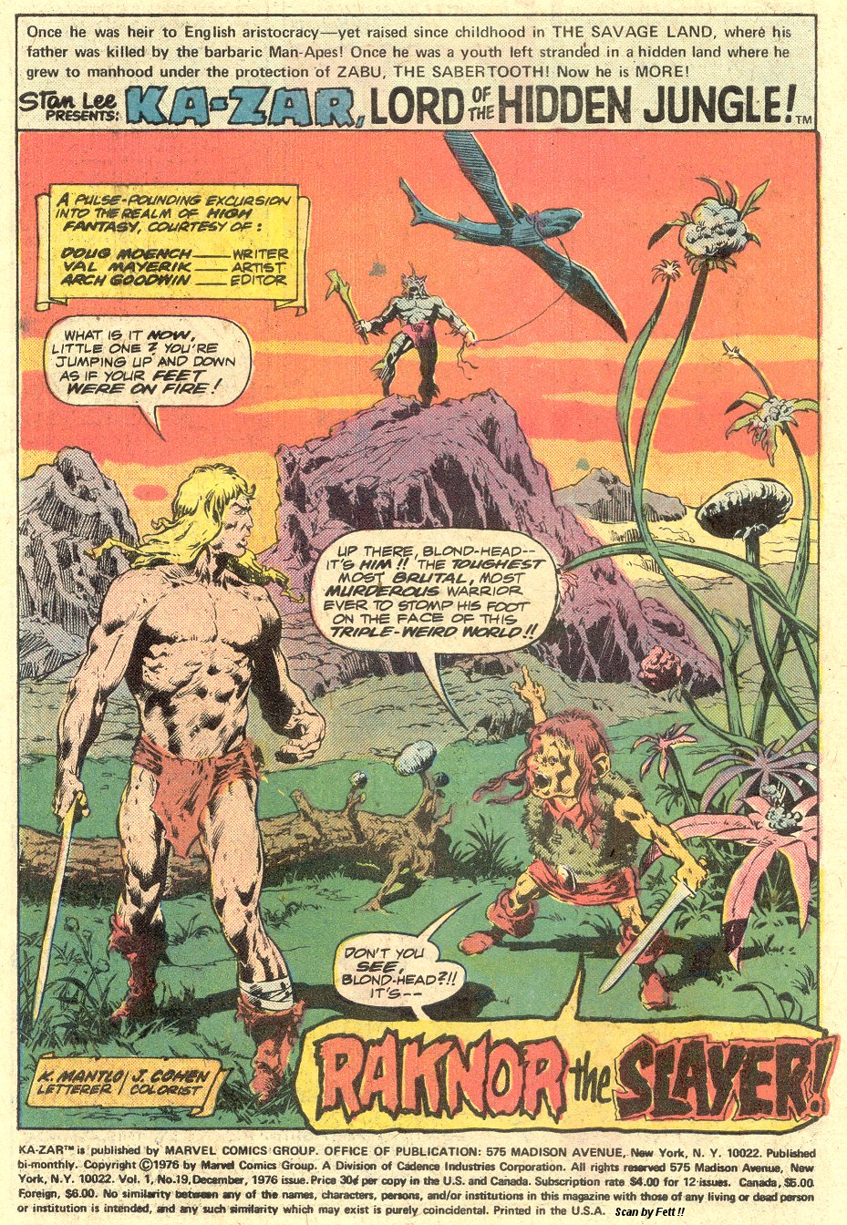 Read online Ka-Zar comic -  Issue #19 - 2