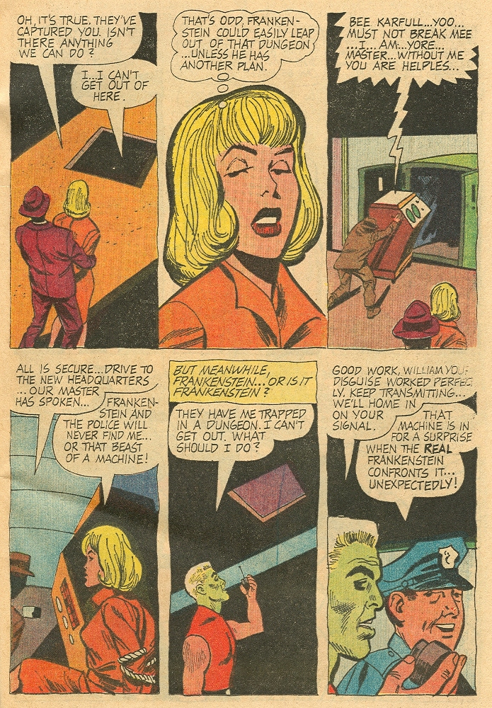 Read online Frankenstein (1964) comic -  Issue #3 - 25