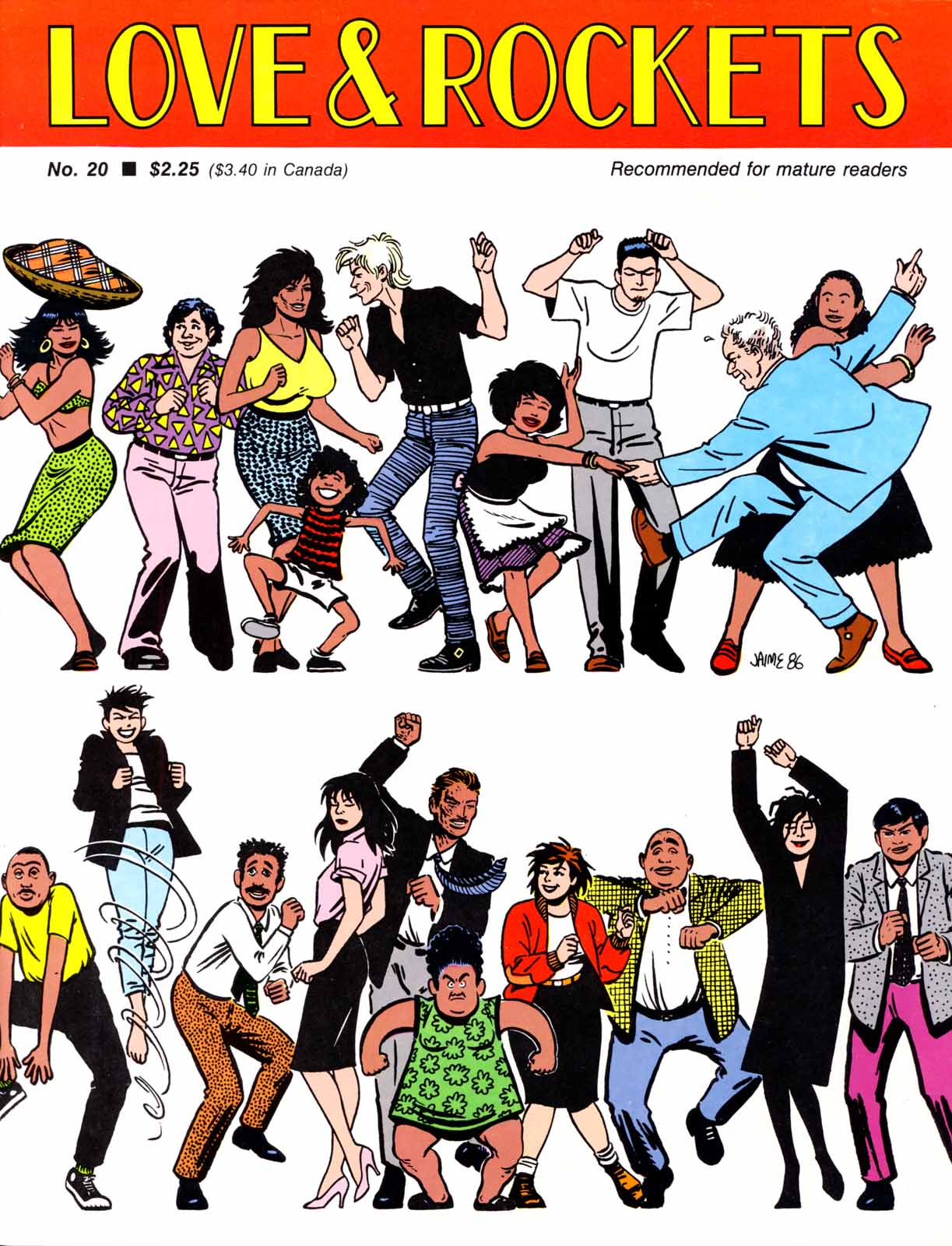 Read online Love and Rockets (1982) comic -  Issue #20 - 1