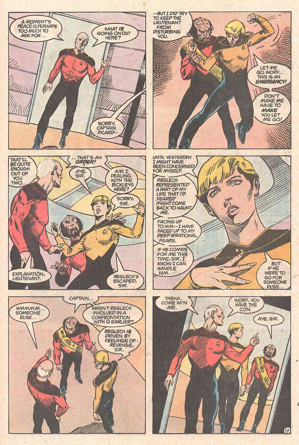 Read online Star Trek: The Next Generation (1988) comic -  Issue #5 - 18