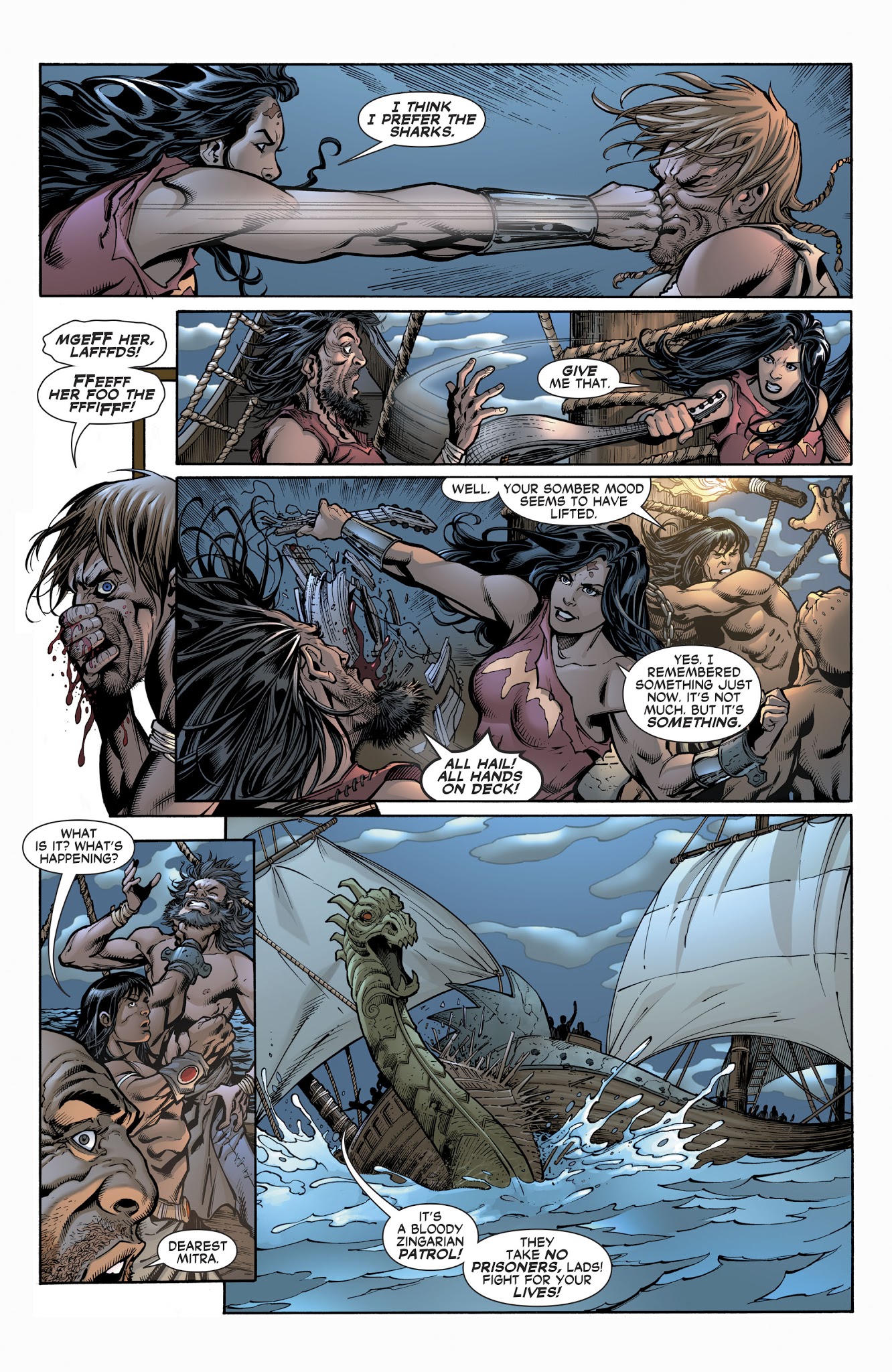 Read online Wonder Woman/Conan comic -  Issue #2 - 22
