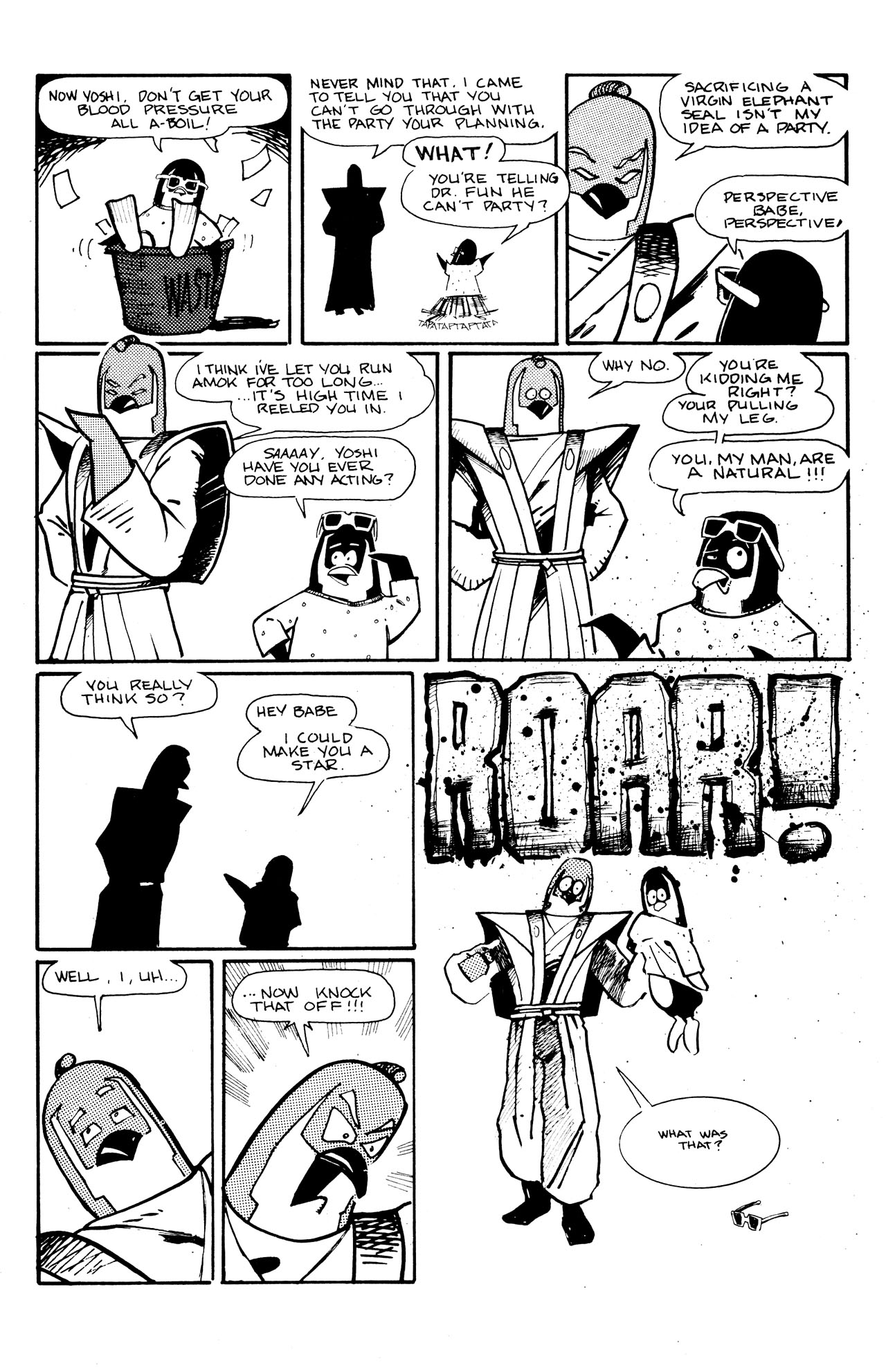 Read online Samurai Penguin comic -  Issue #4 - 10