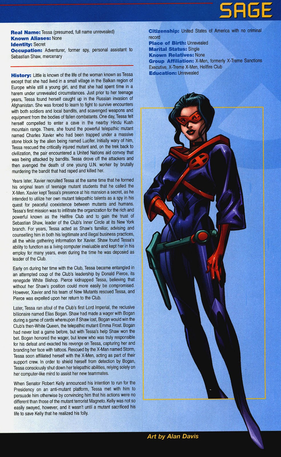 Official Handbook of the Marvel Universe: X-Men 2004 issue Full - Page 32