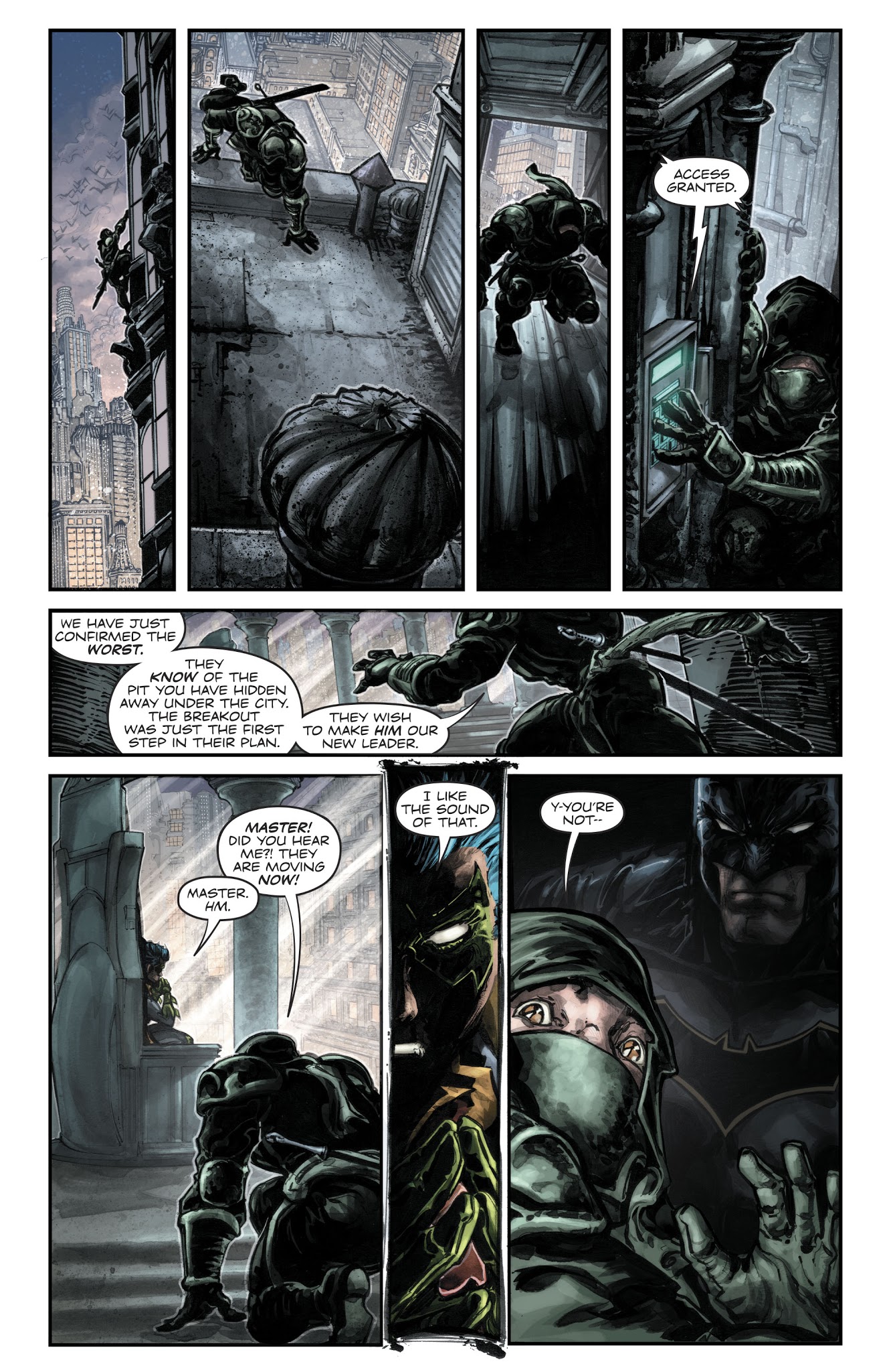 Read online Batman/Teenage Mutant Ninja Turtles II comic -  Issue #1 - 11