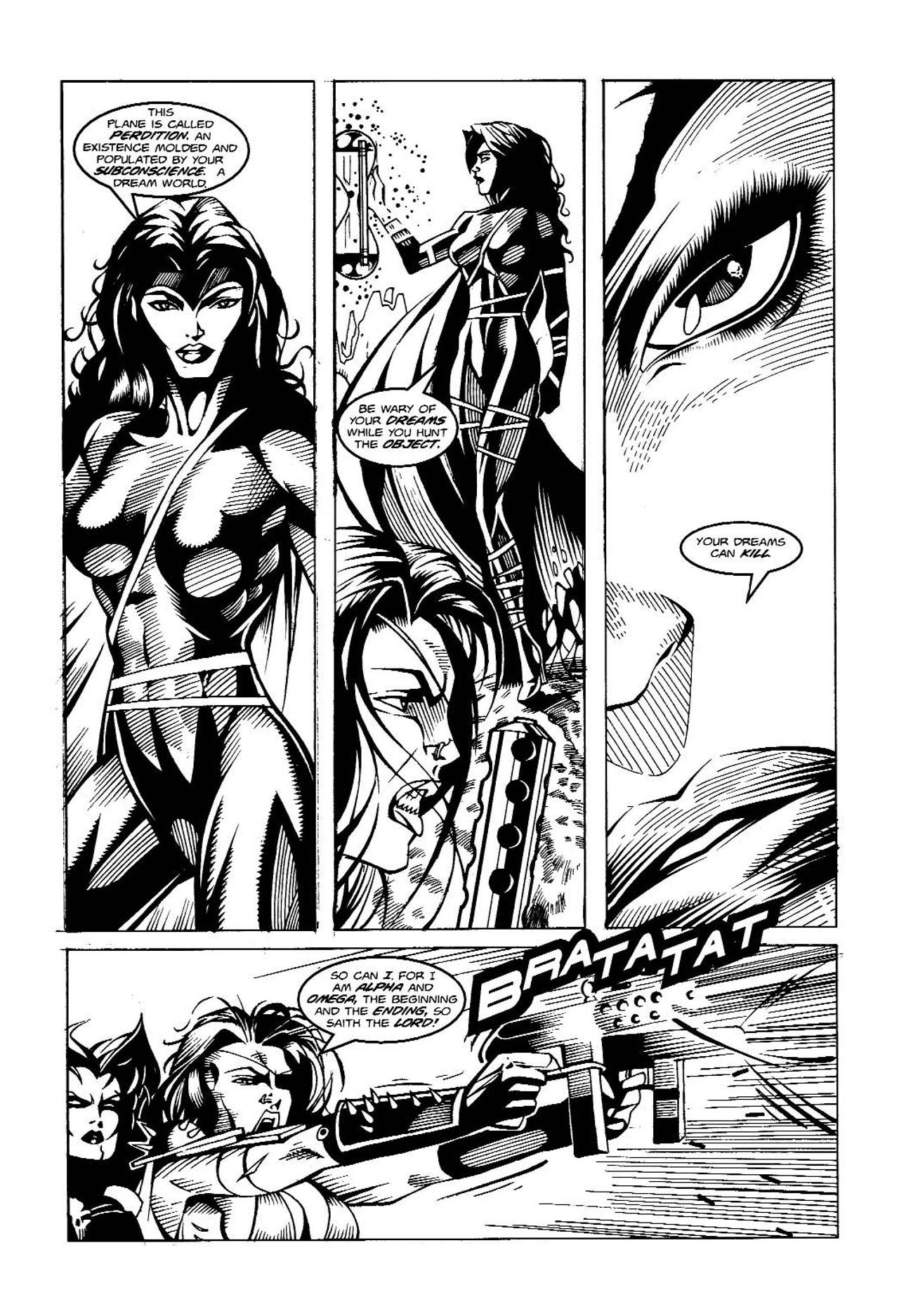Read online Vampress Luxura / Baby Angel X comic -  Issue #1 - 9