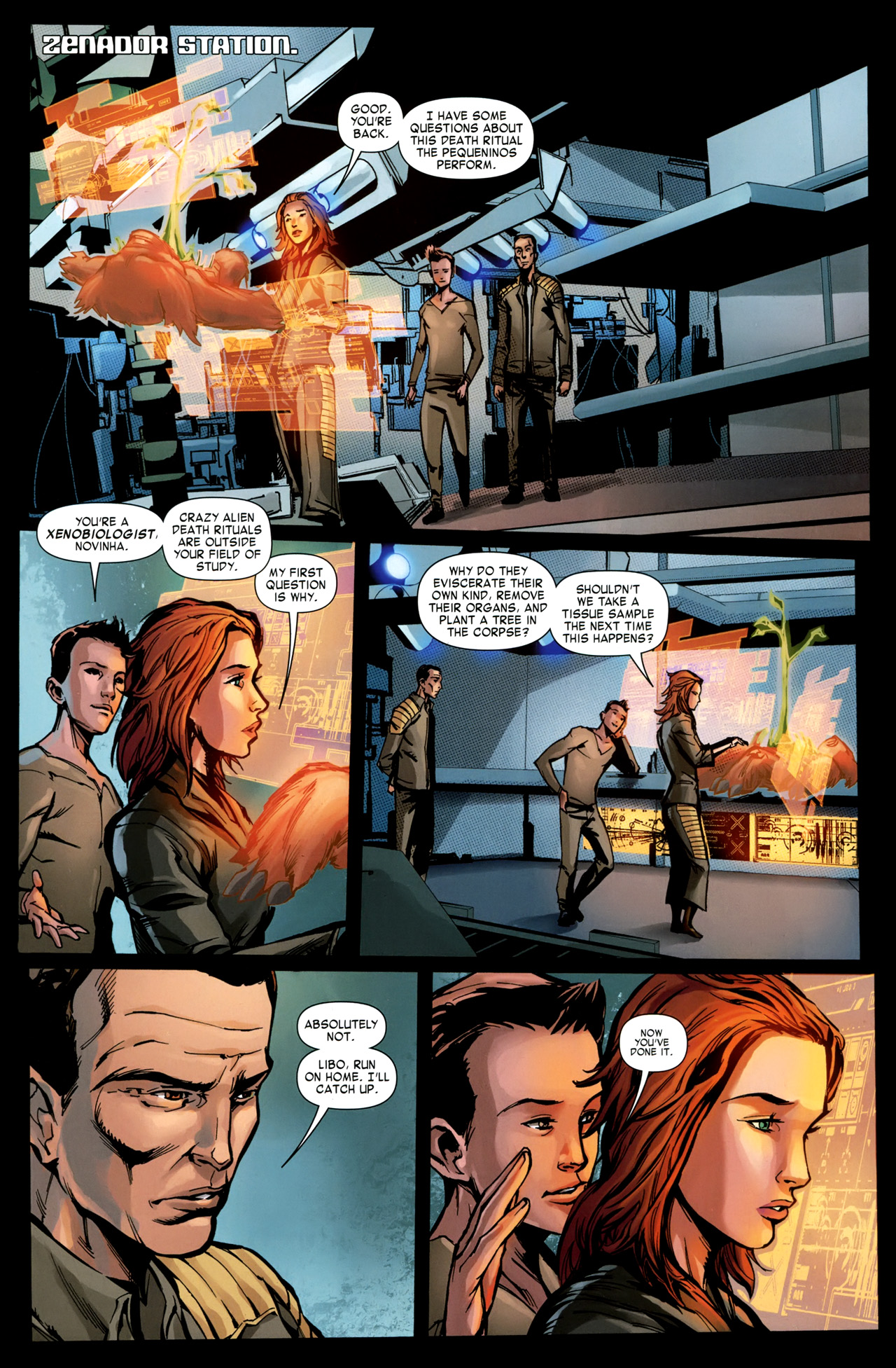 Read online Orson Scott Card's Speaker for the Dead comic -  Issue #1 - 8