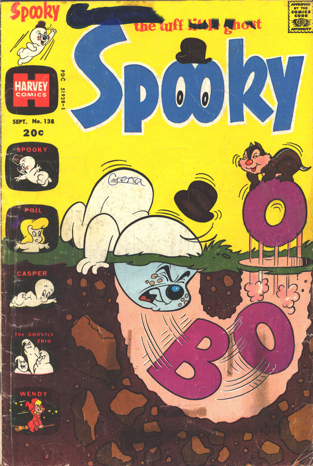 Read online Spooky comic -  Issue #138 - 1