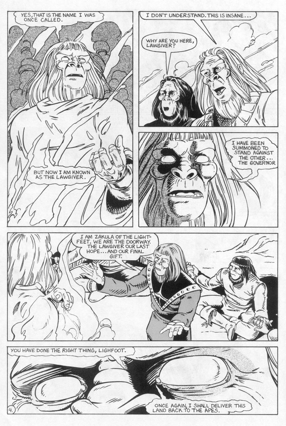 Read online Planet of the Apes (1990) comic -  Issue #24 - 6