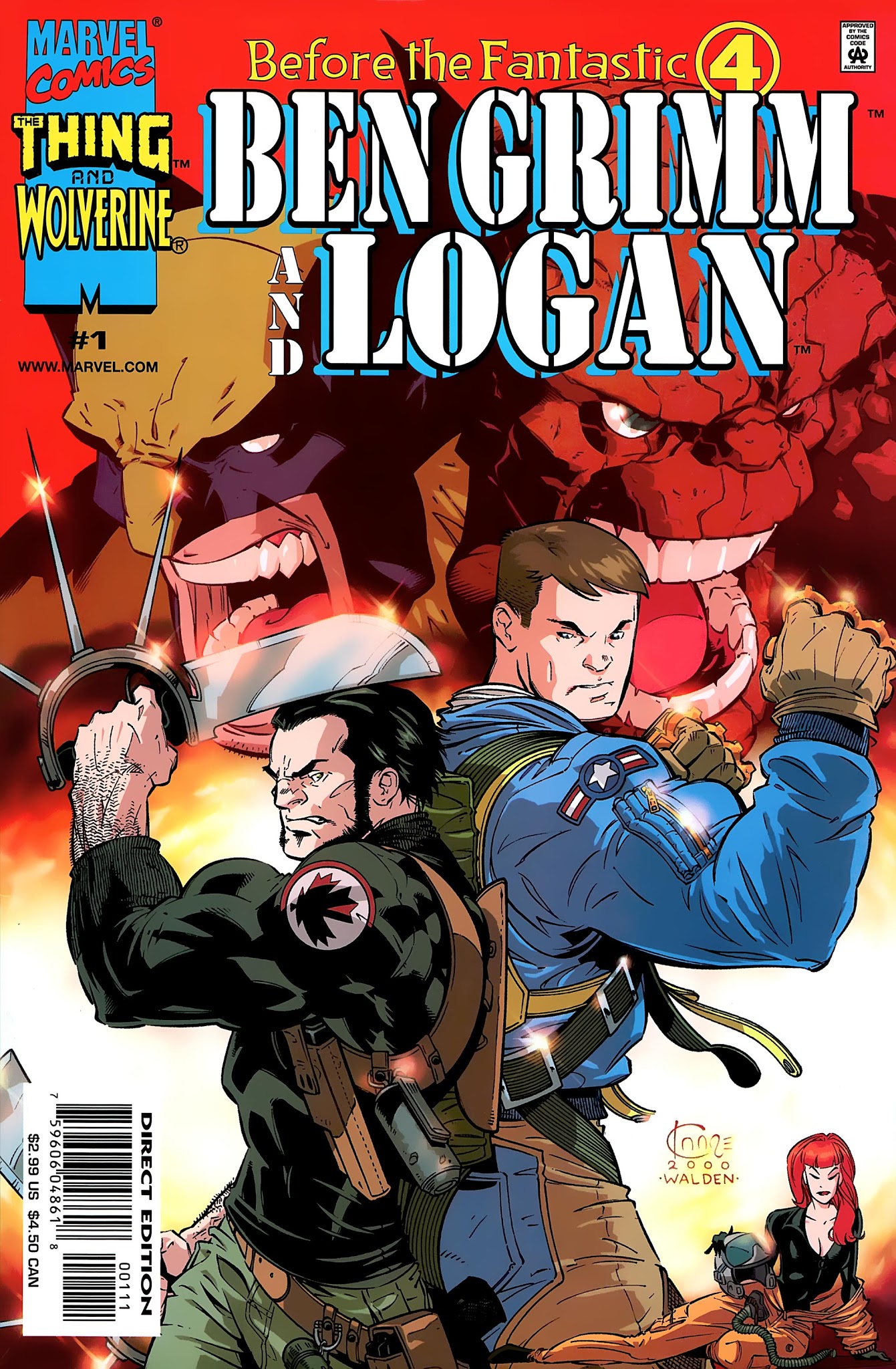 Read online Before the Fantastic Four: Ben Grimm and Logan comic -  Issue #1 - 1