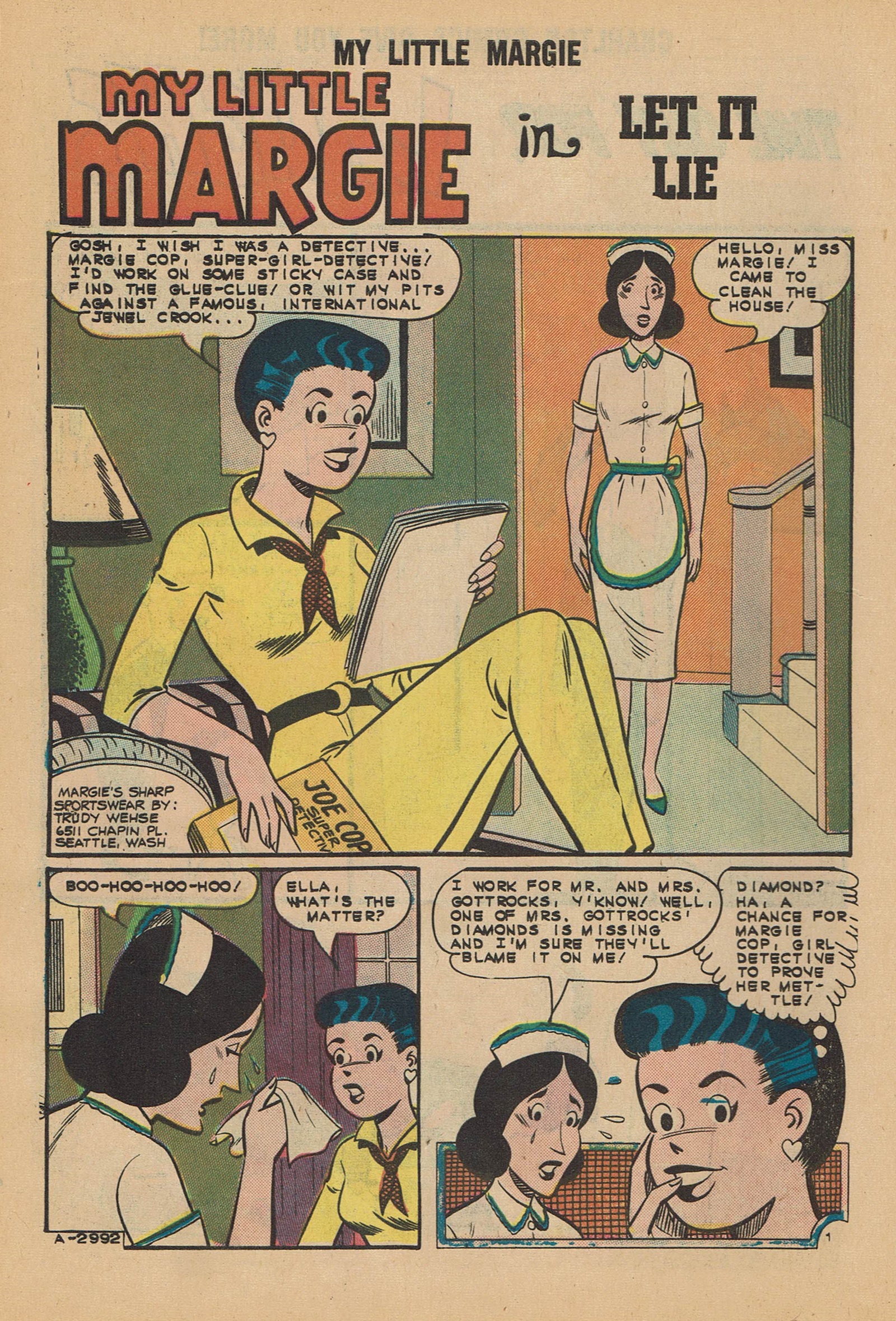 Read online My Little Margie (1954) comic -  Issue #50 - 10