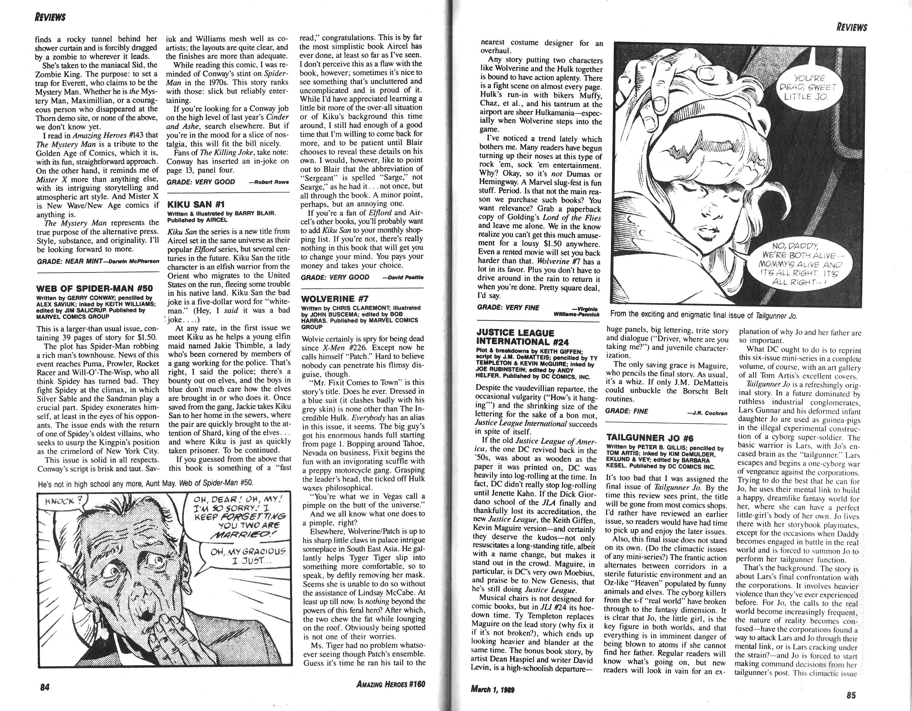 Read online Amazing Heroes comic -  Issue #160 - 43