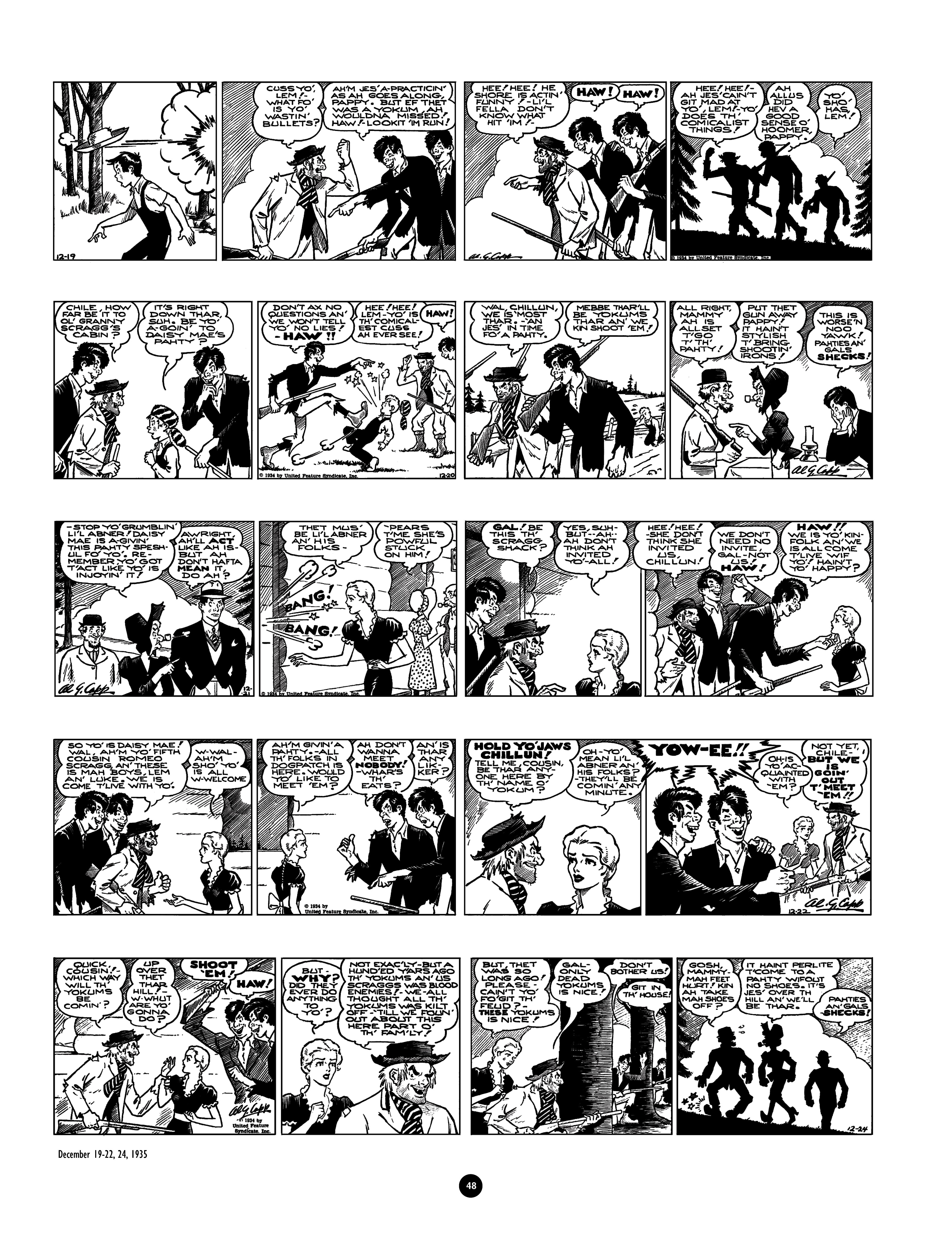 Read online Al Capp's Li'l Abner Complete Daily & Color Sunday Comics comic -  Issue # TPB 1 (Part 1) - 49
