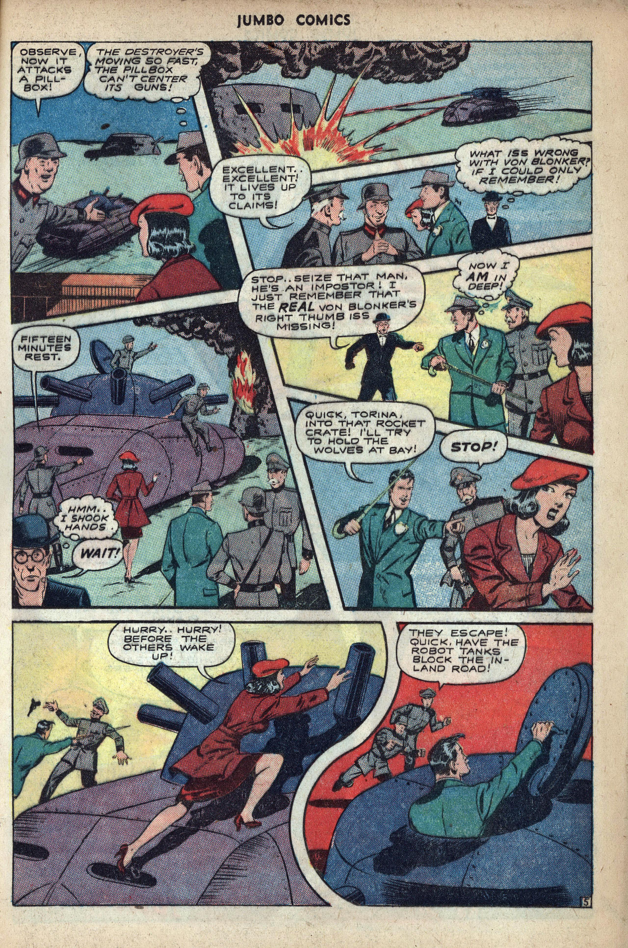 Read online Jumbo Comics comic -  Issue #68 - 19