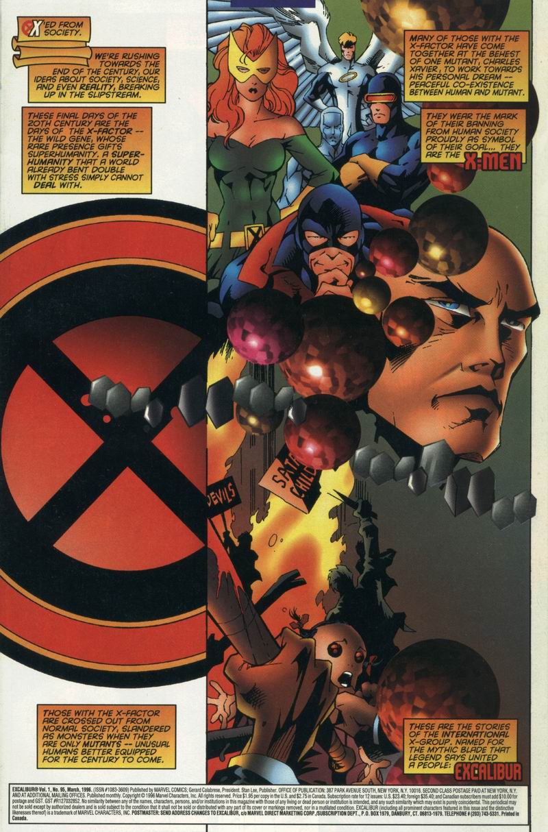 Read online Excalibur (1988) comic -  Issue #95 - 2