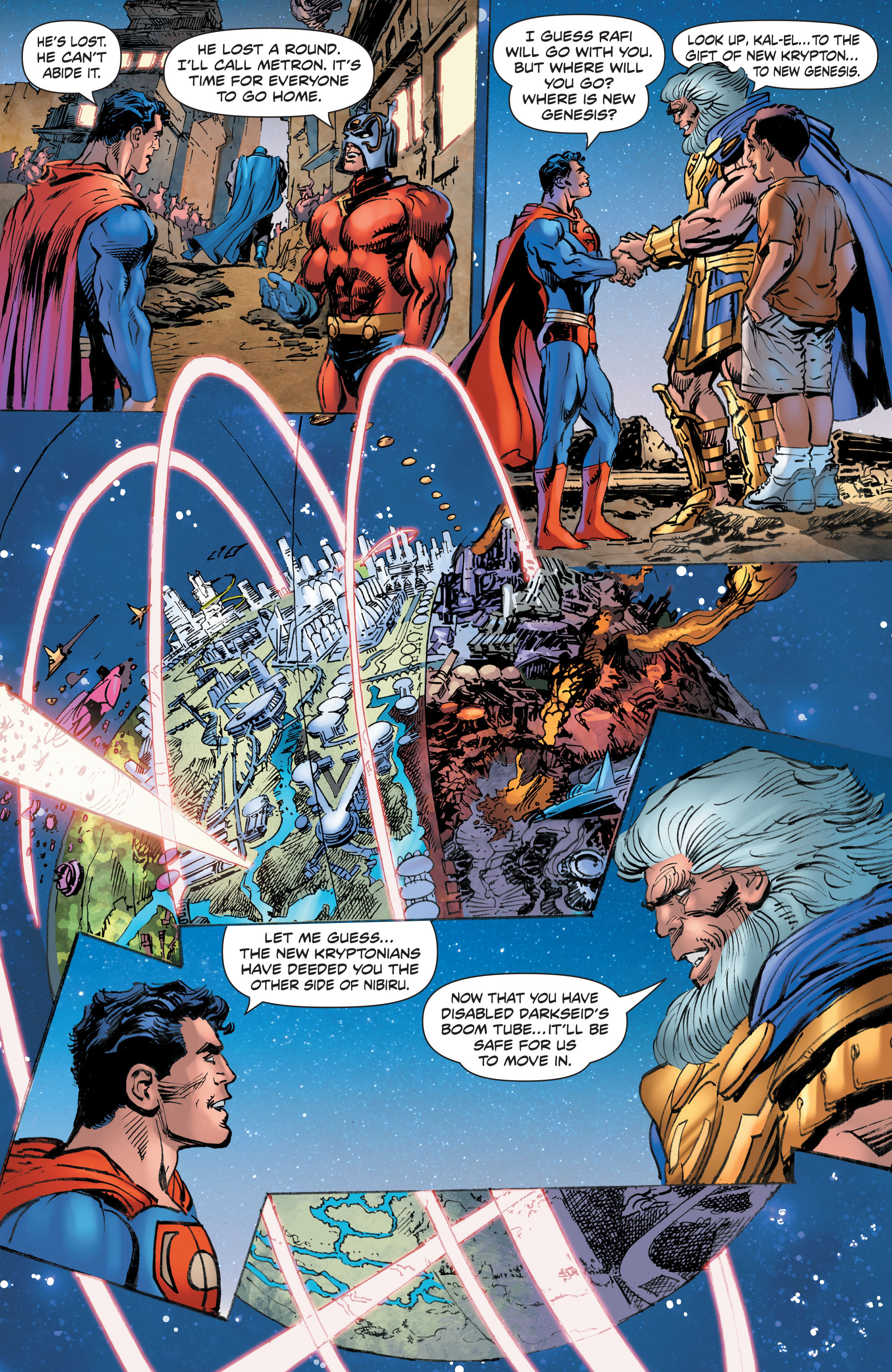 Read online Superman: The Coming of the Supermen comic -  Issue #6 - 21