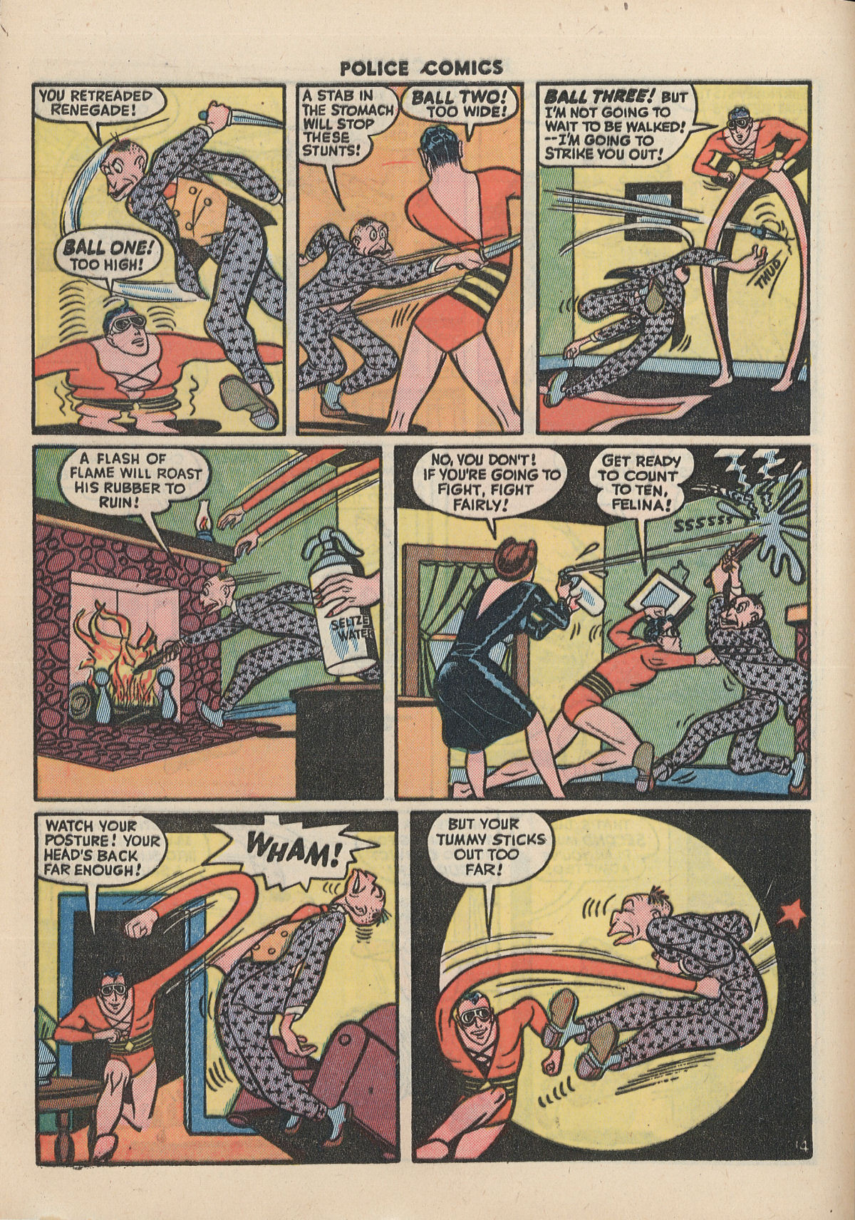 Read online Police Comics comic -  Issue #37 - 16