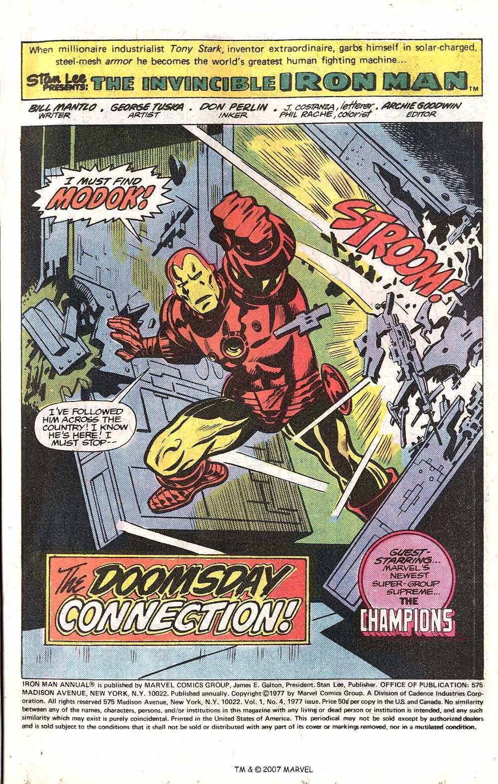 Read online Iron Man (1968) comic -  Issue # Annual 4 - 3