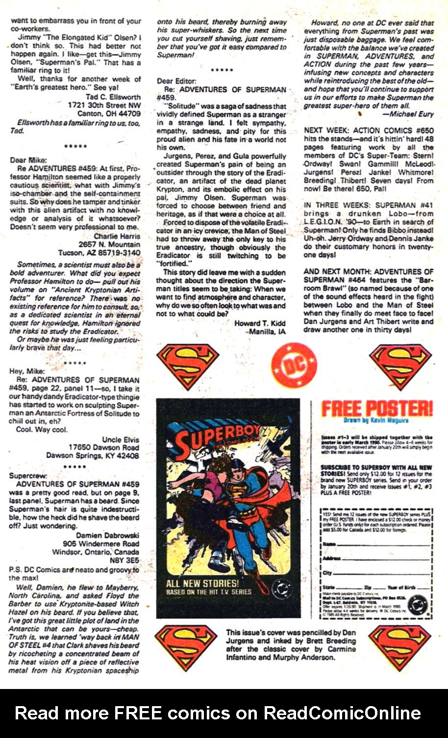 Read online Adventures of Superman (1987) comic -  Issue #463 - 24